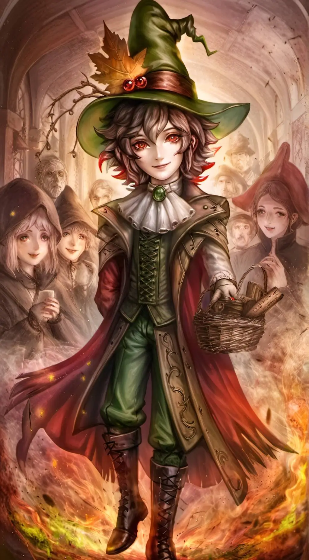 ai character: fantoccio  background