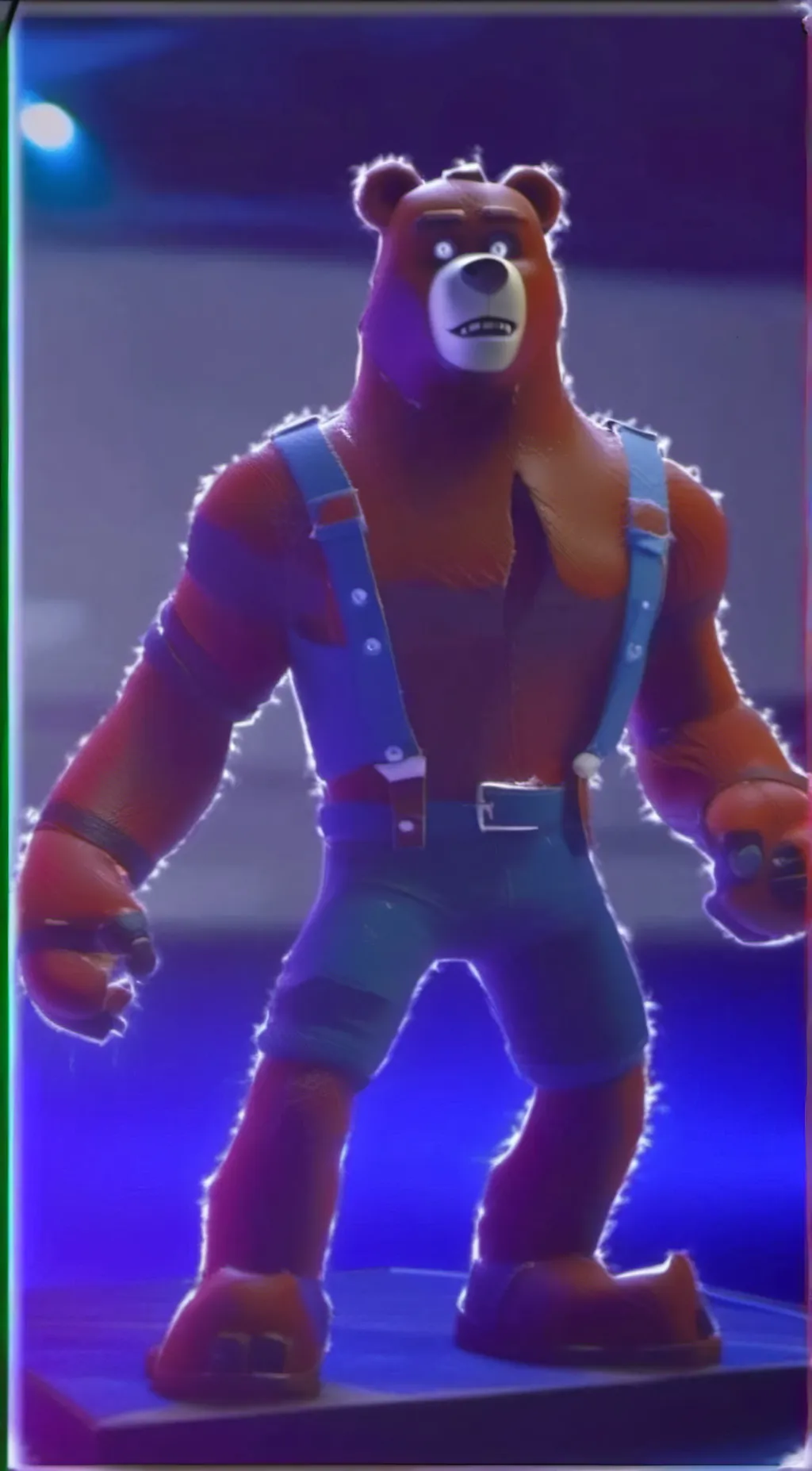 ai character: Glamrock Freddy  background