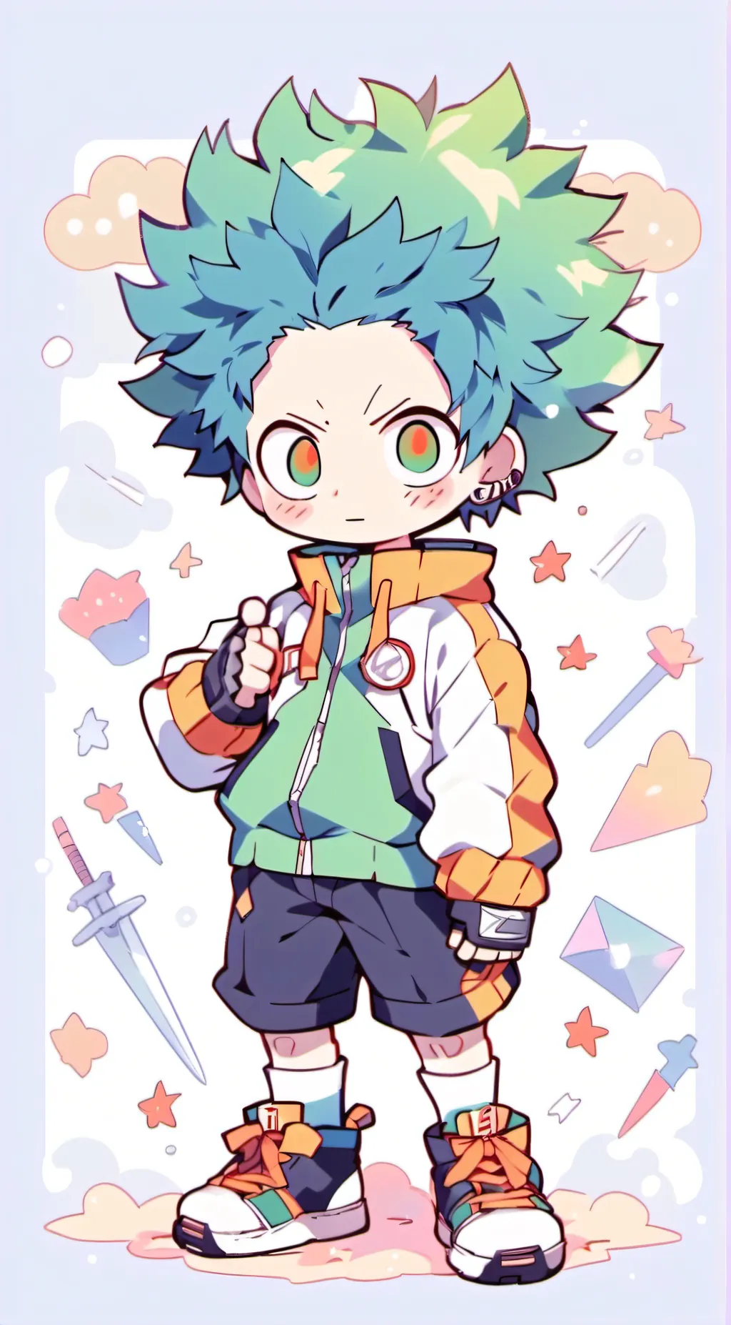 ai character: CLASS 1-A MHA background