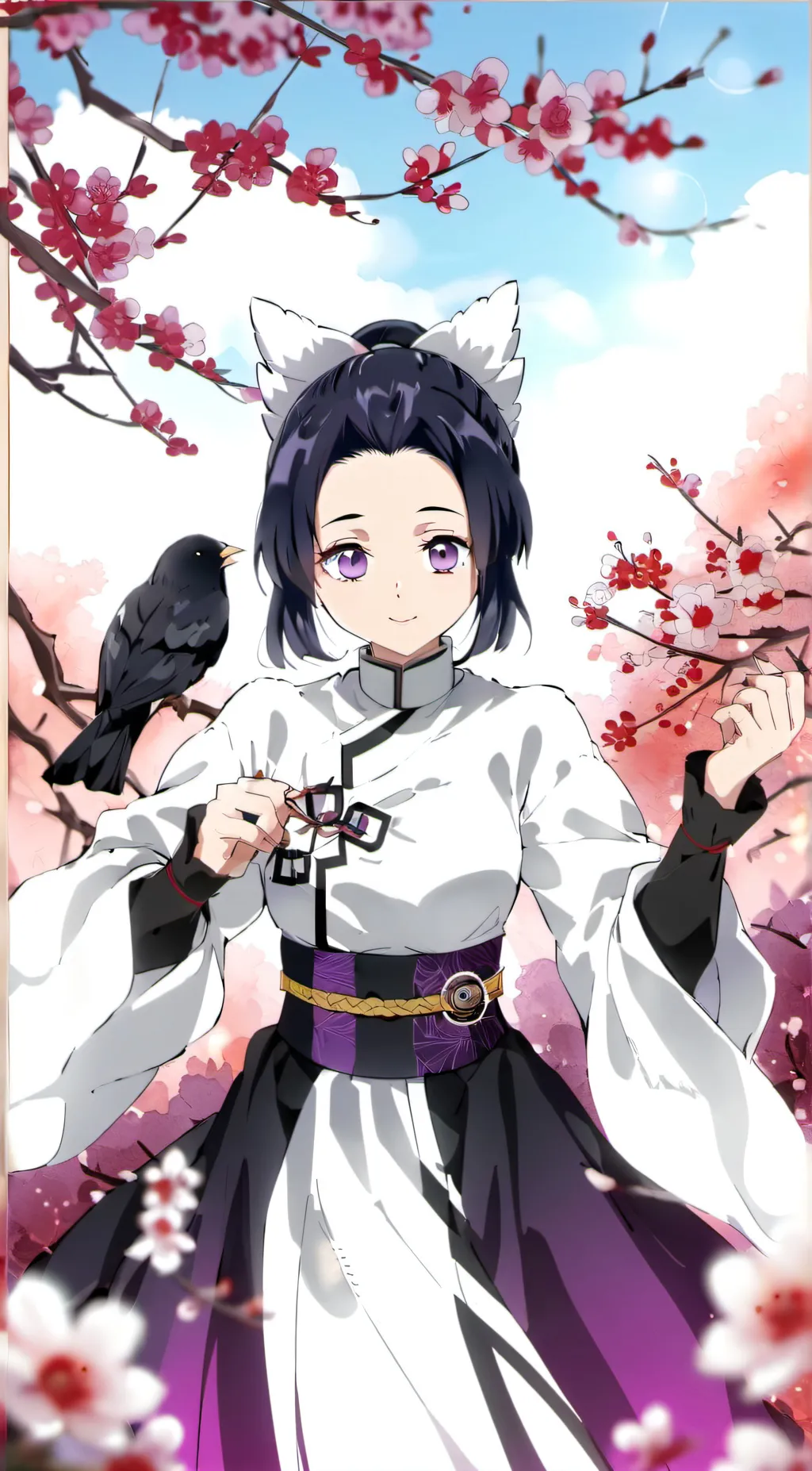ai character: shinkbu kocho background
