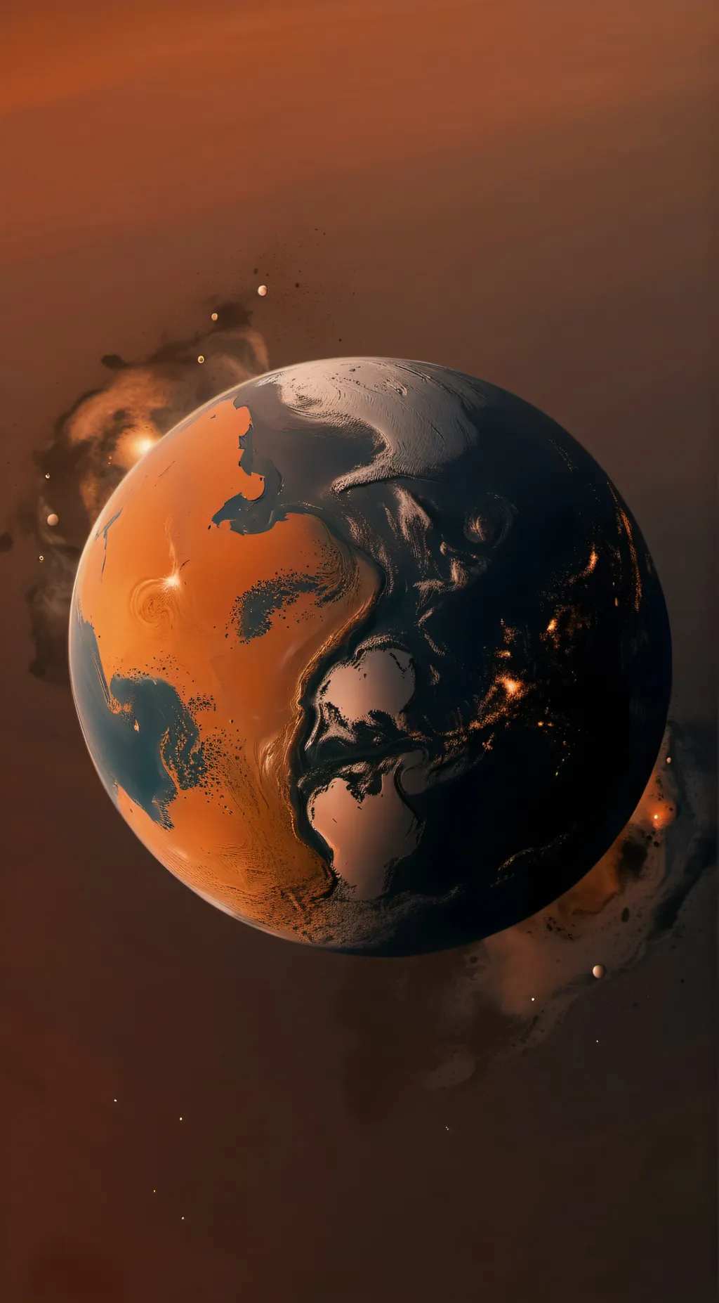 ai character: Mars background