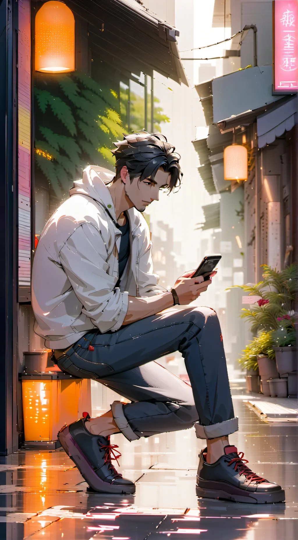 ai character: Asher background