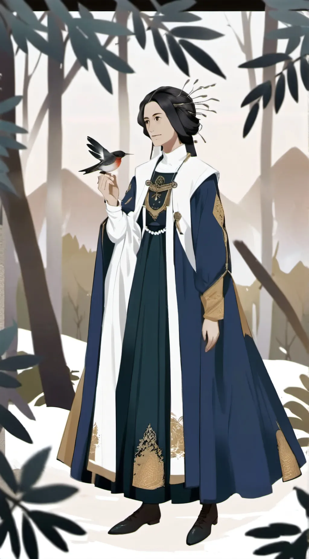 ai character: huj background