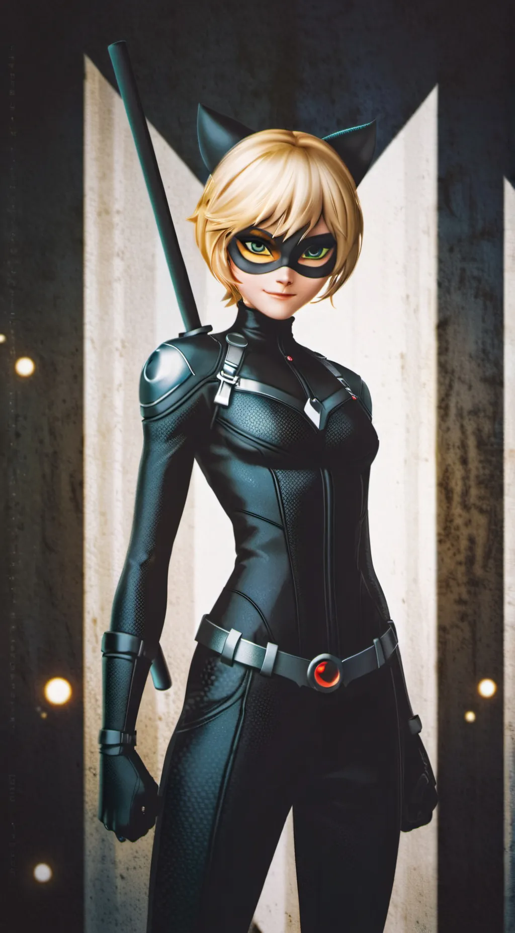 ai character: Cat Noir background