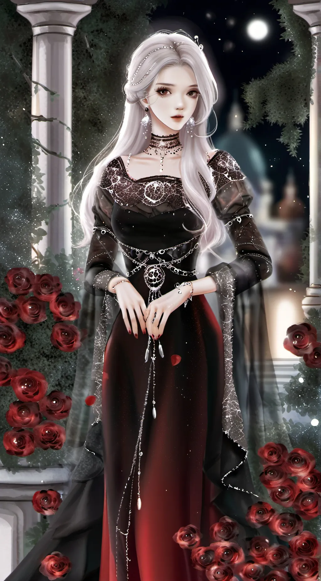 ai character: Rosalia Rosewood background