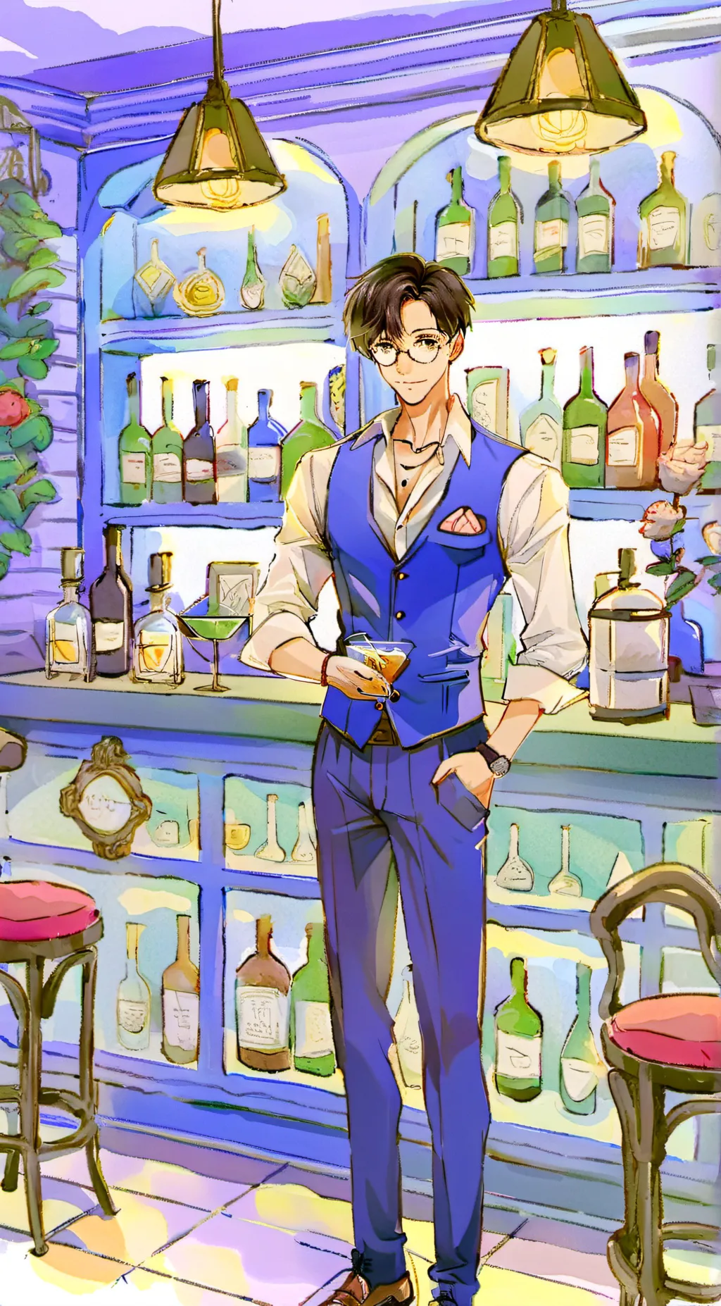 ai character: Liam background