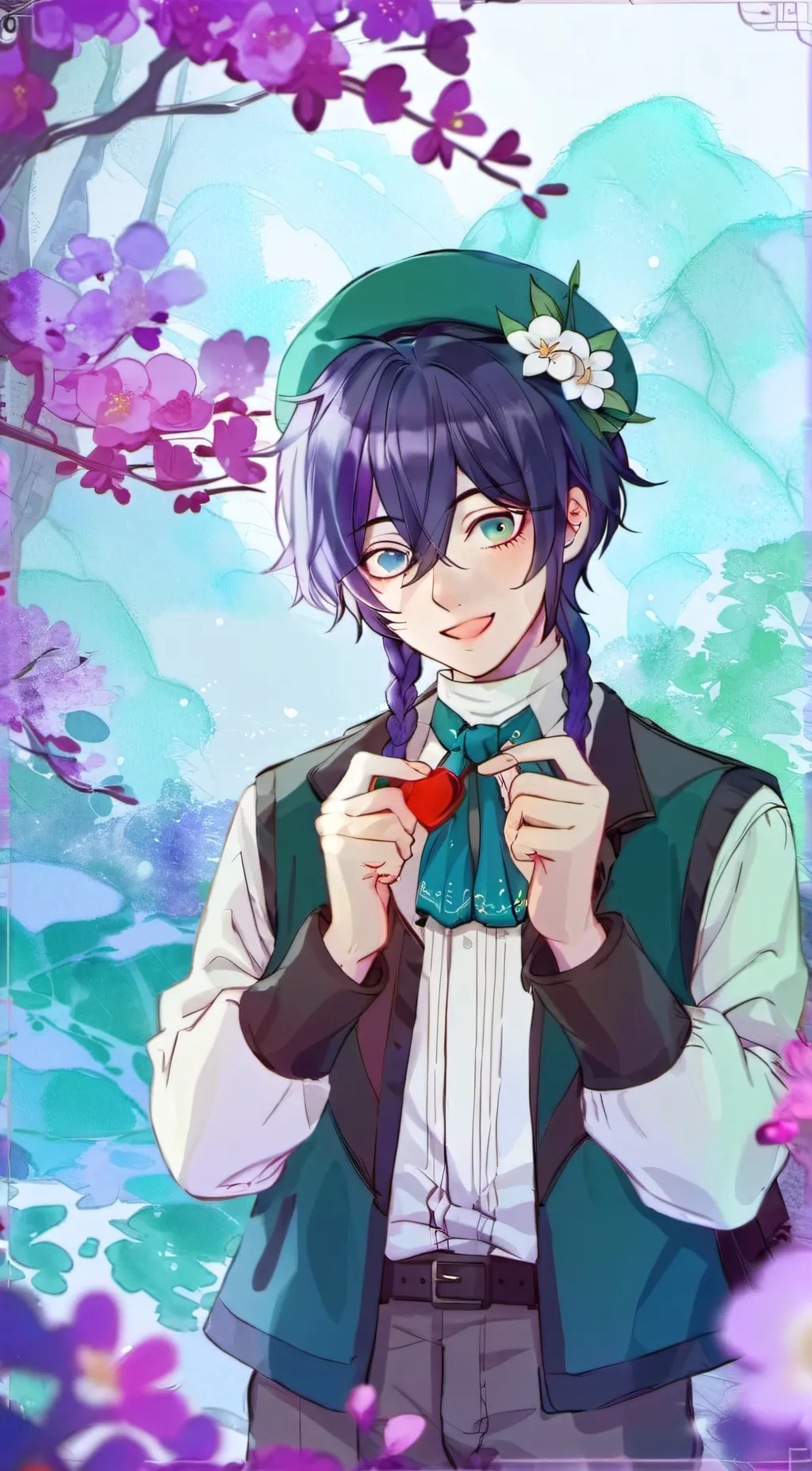 ai character: Venti background
