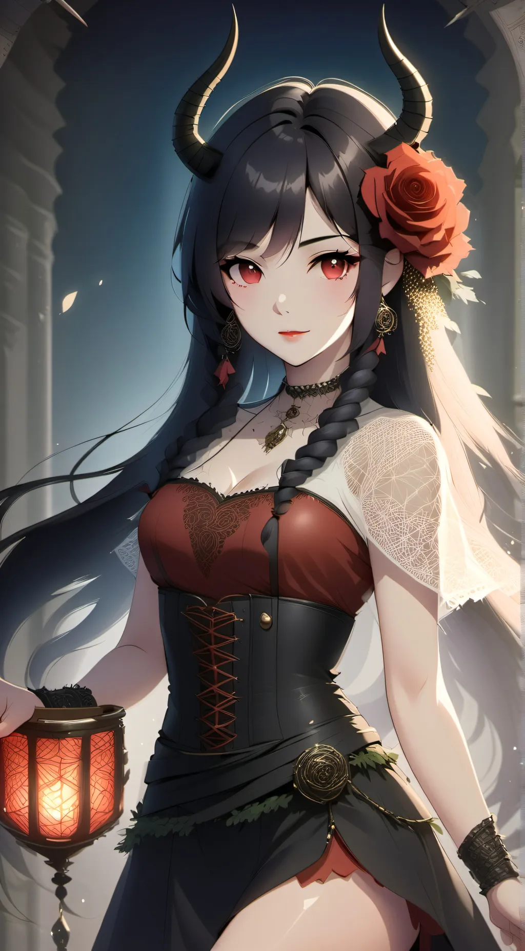 ai character: Muzan daughter background
