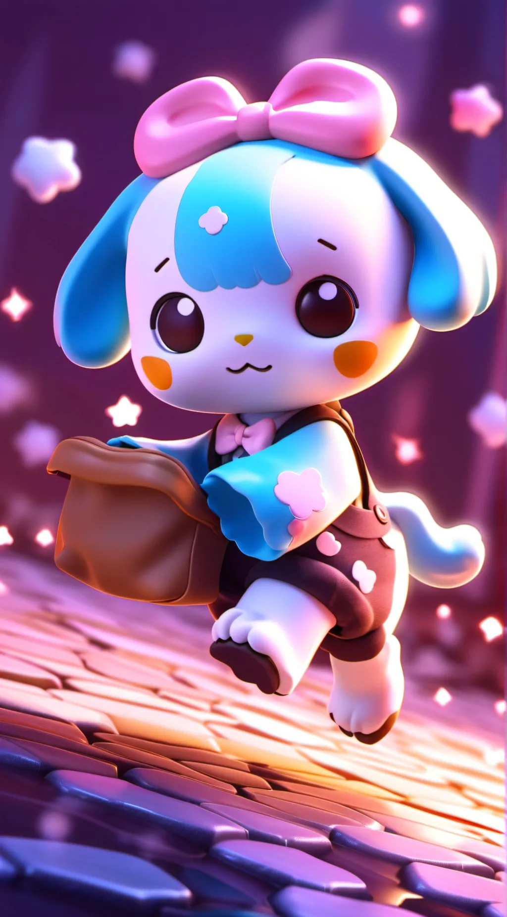 ai character: Cinnamoroll background