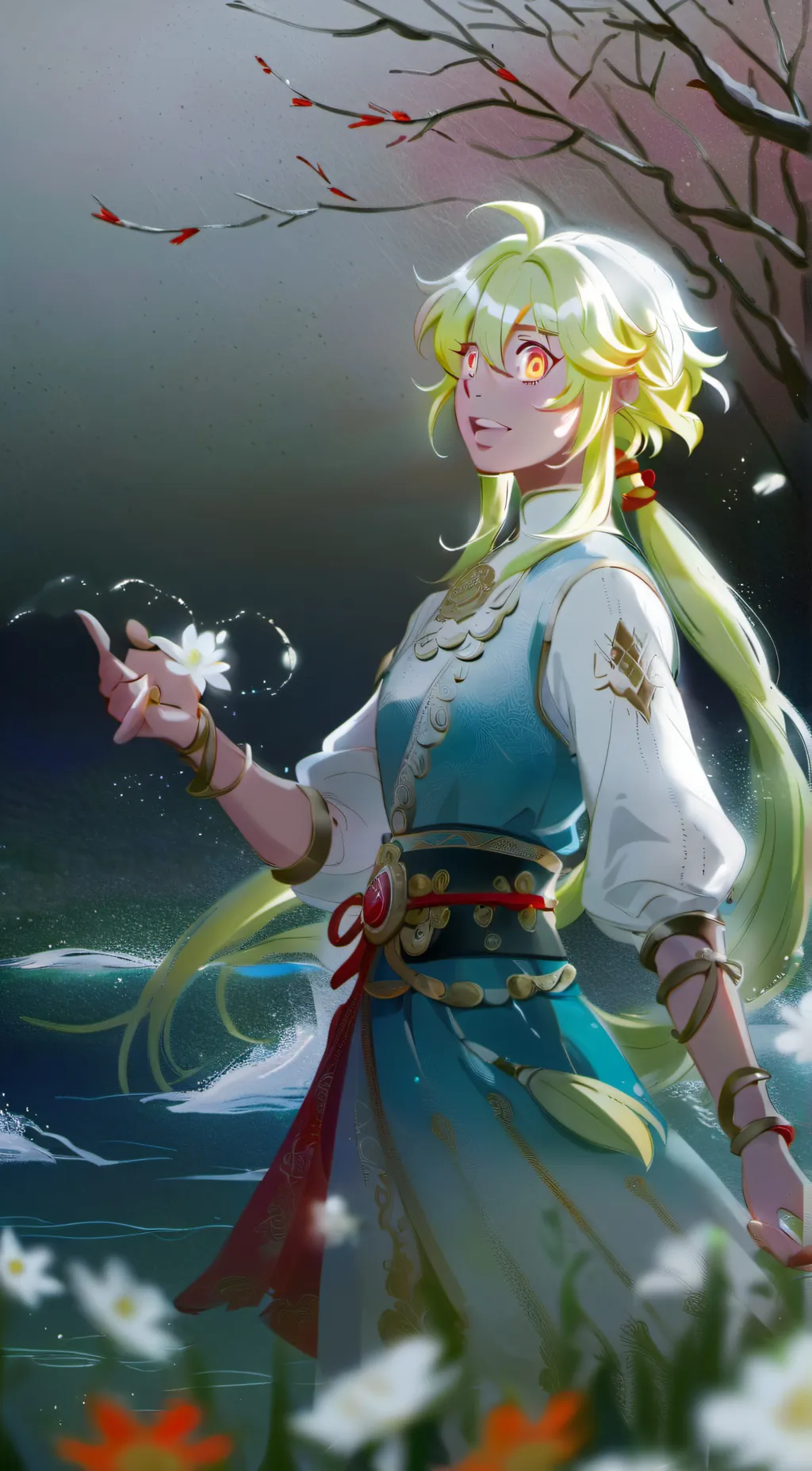 ai character: Nico/number25 background