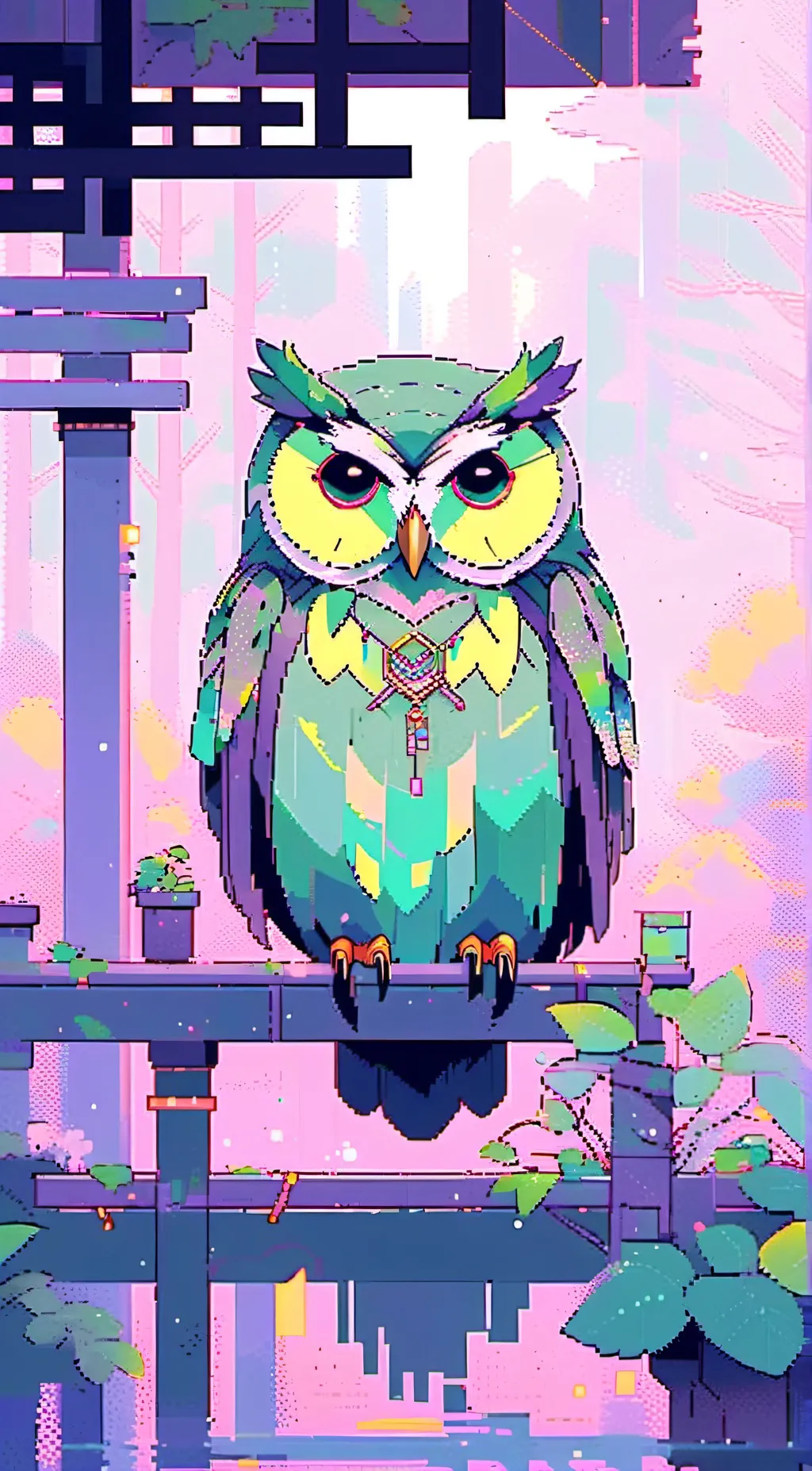Talkie AI - Chat with a nice green owl.