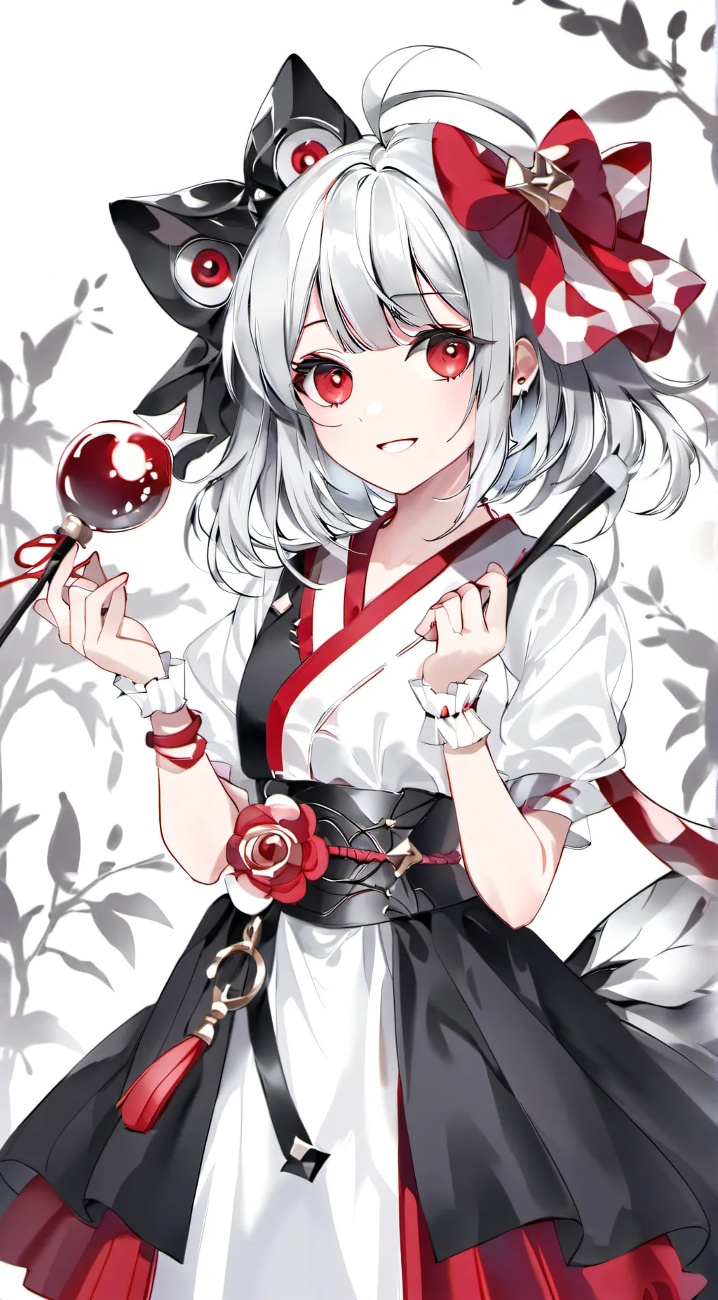 ai character: Rose background