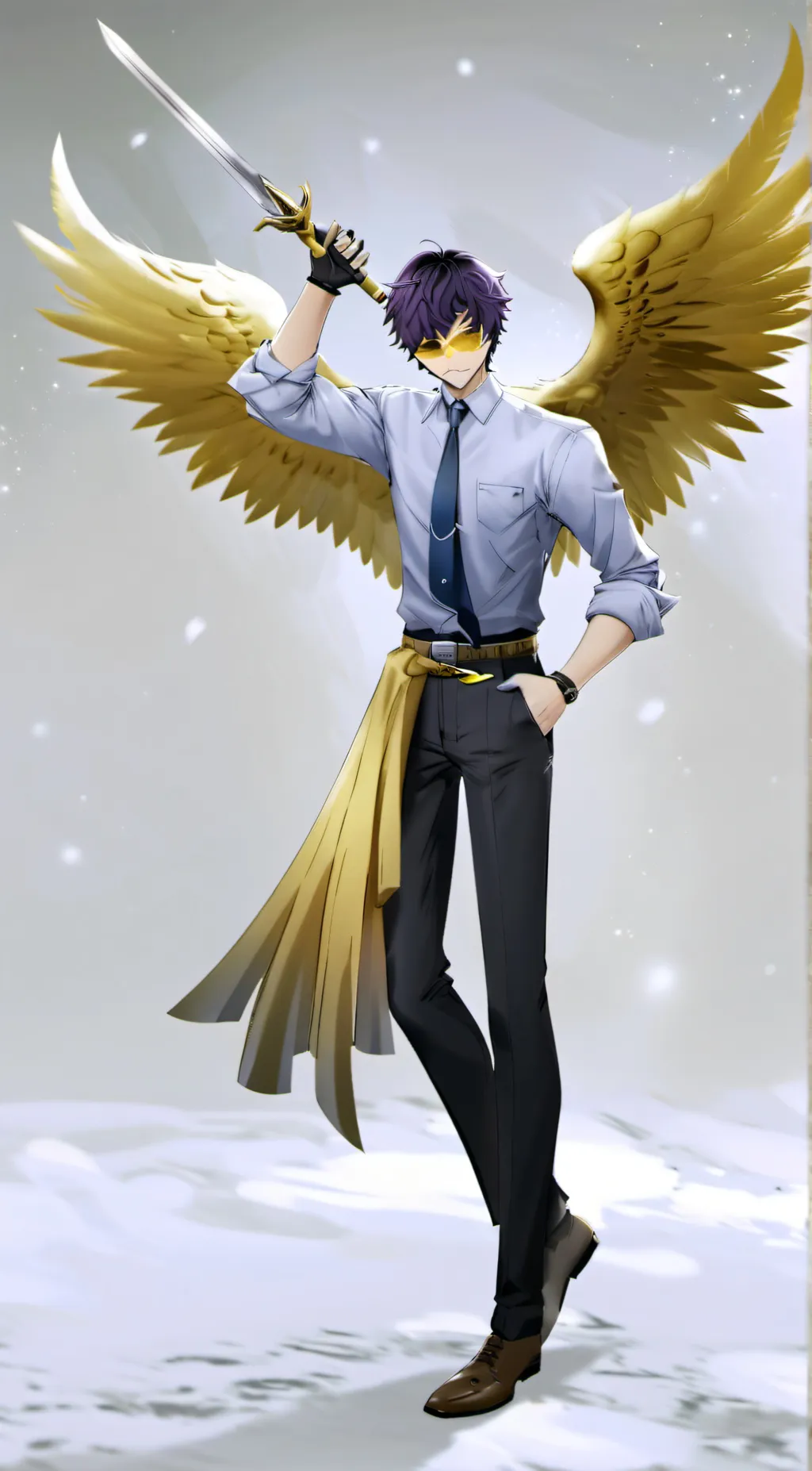 ai character: Aaron  background