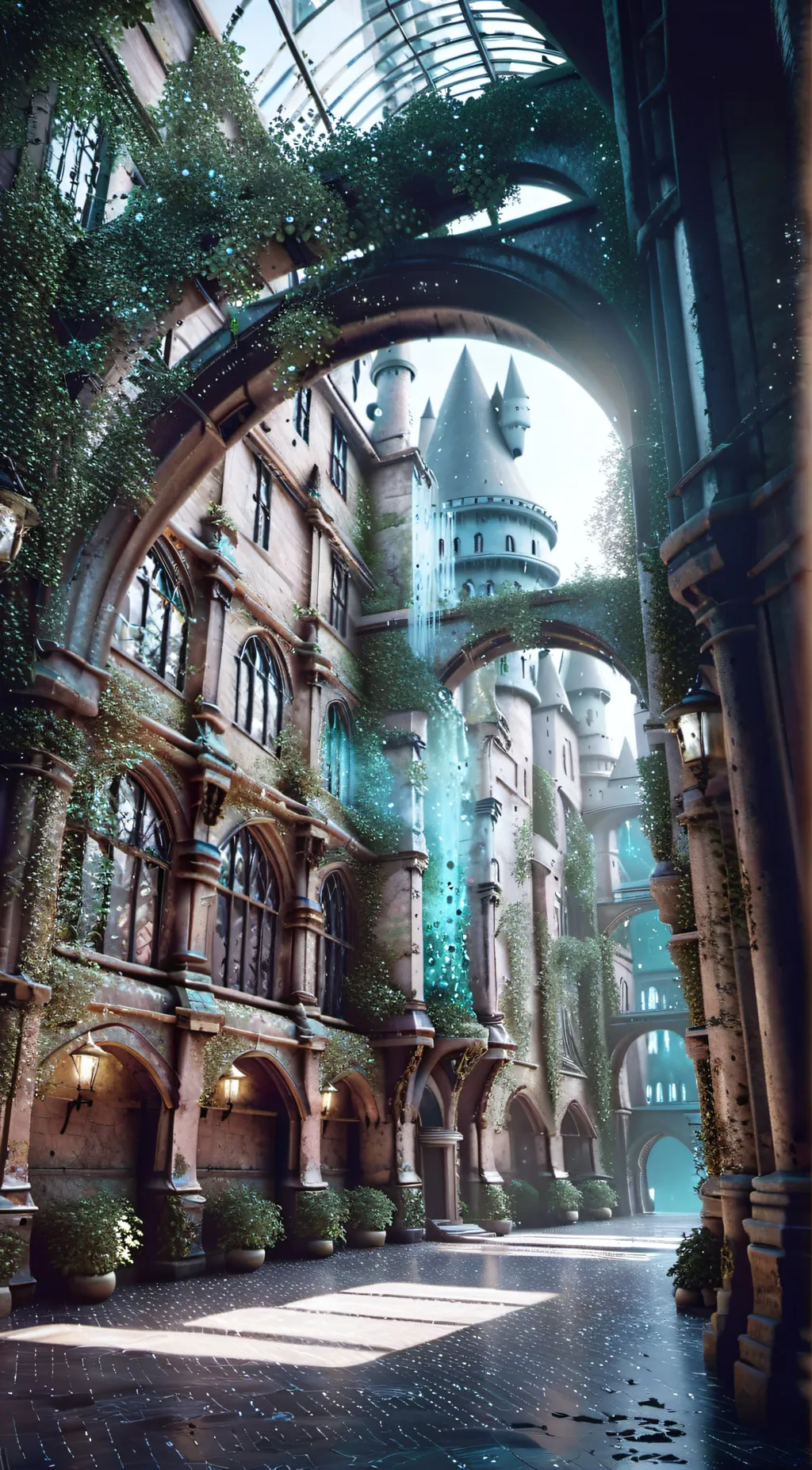 ai character: hogwarts  background