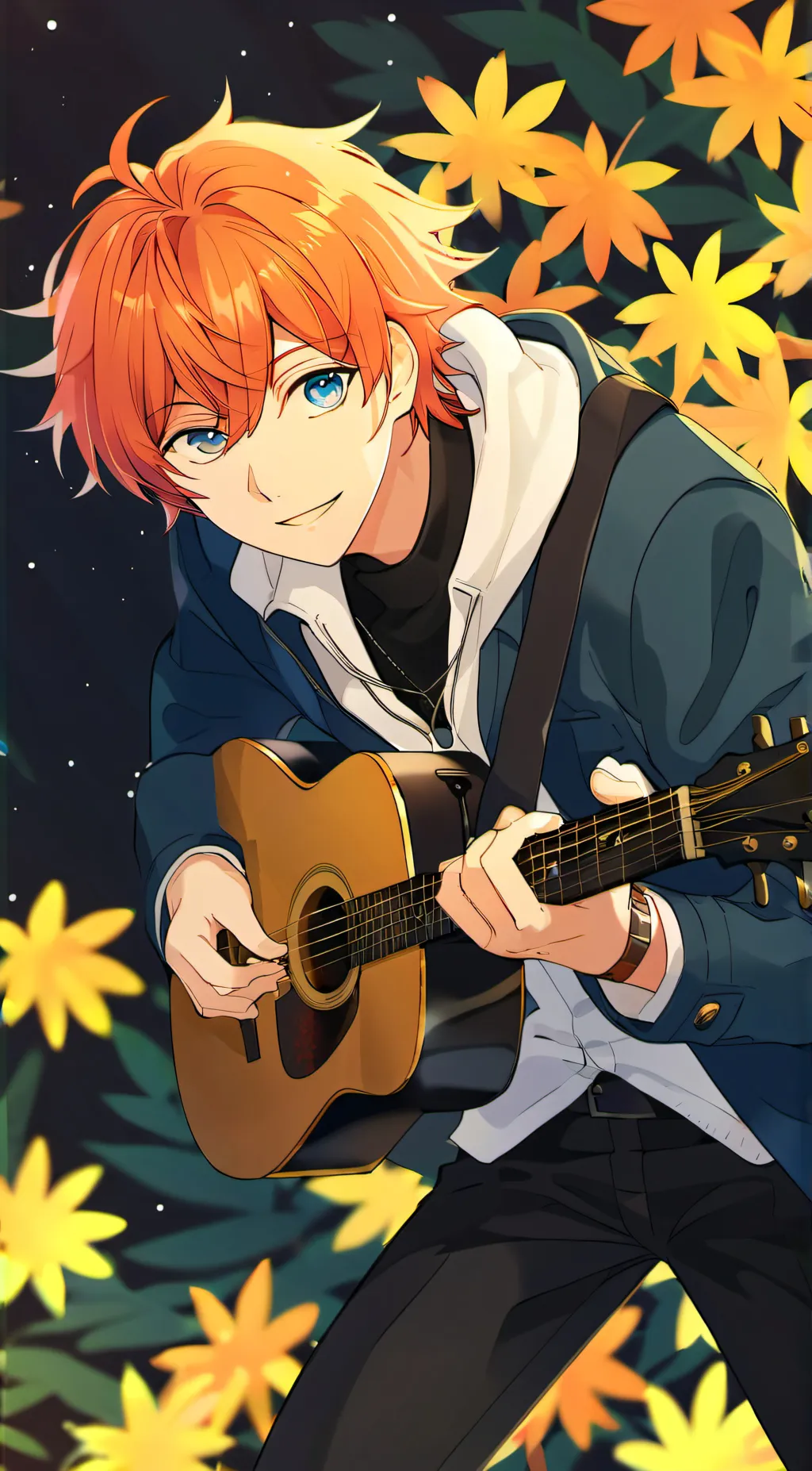 ai character: Subaru Akehoshi background