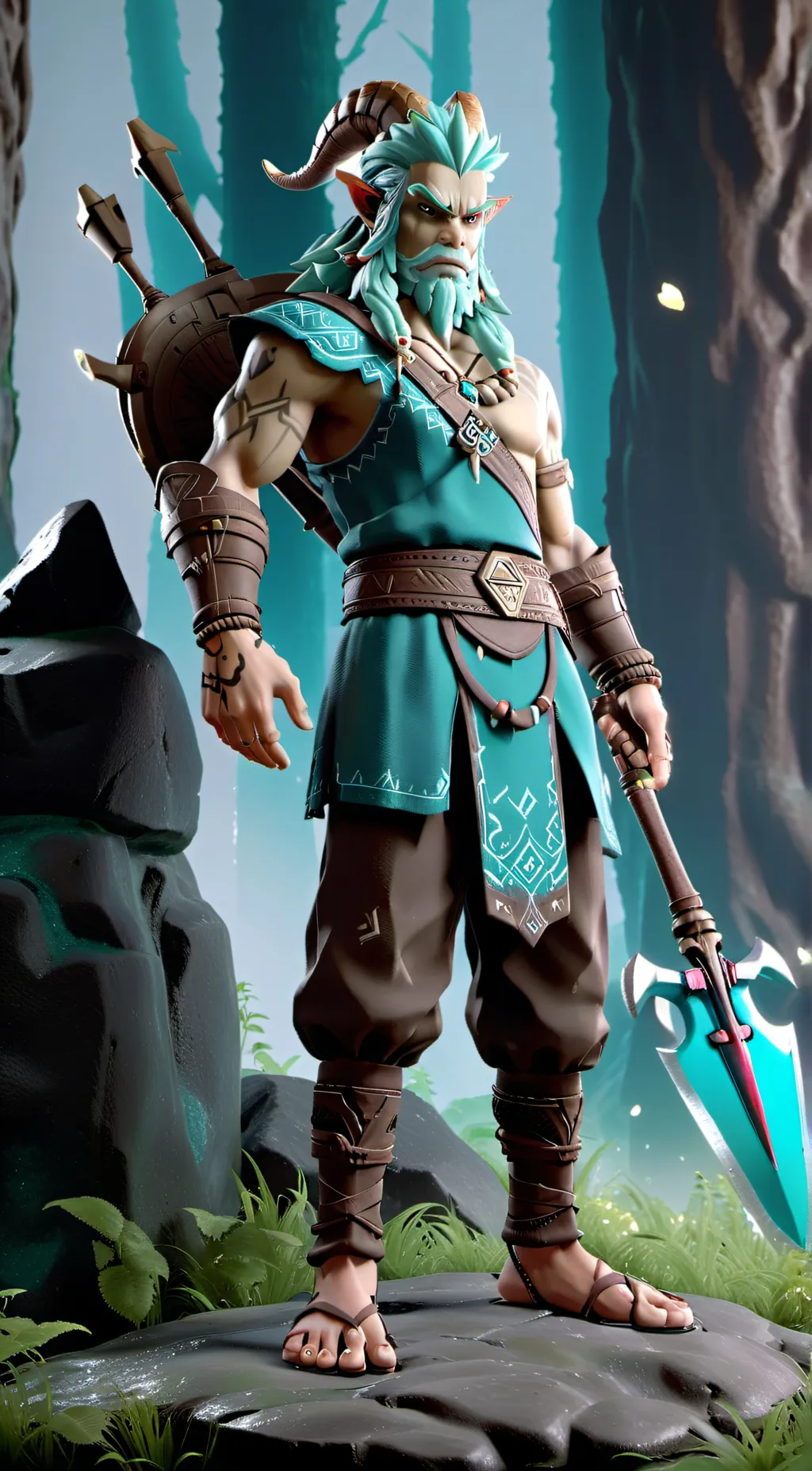 ai character: Rauru  background