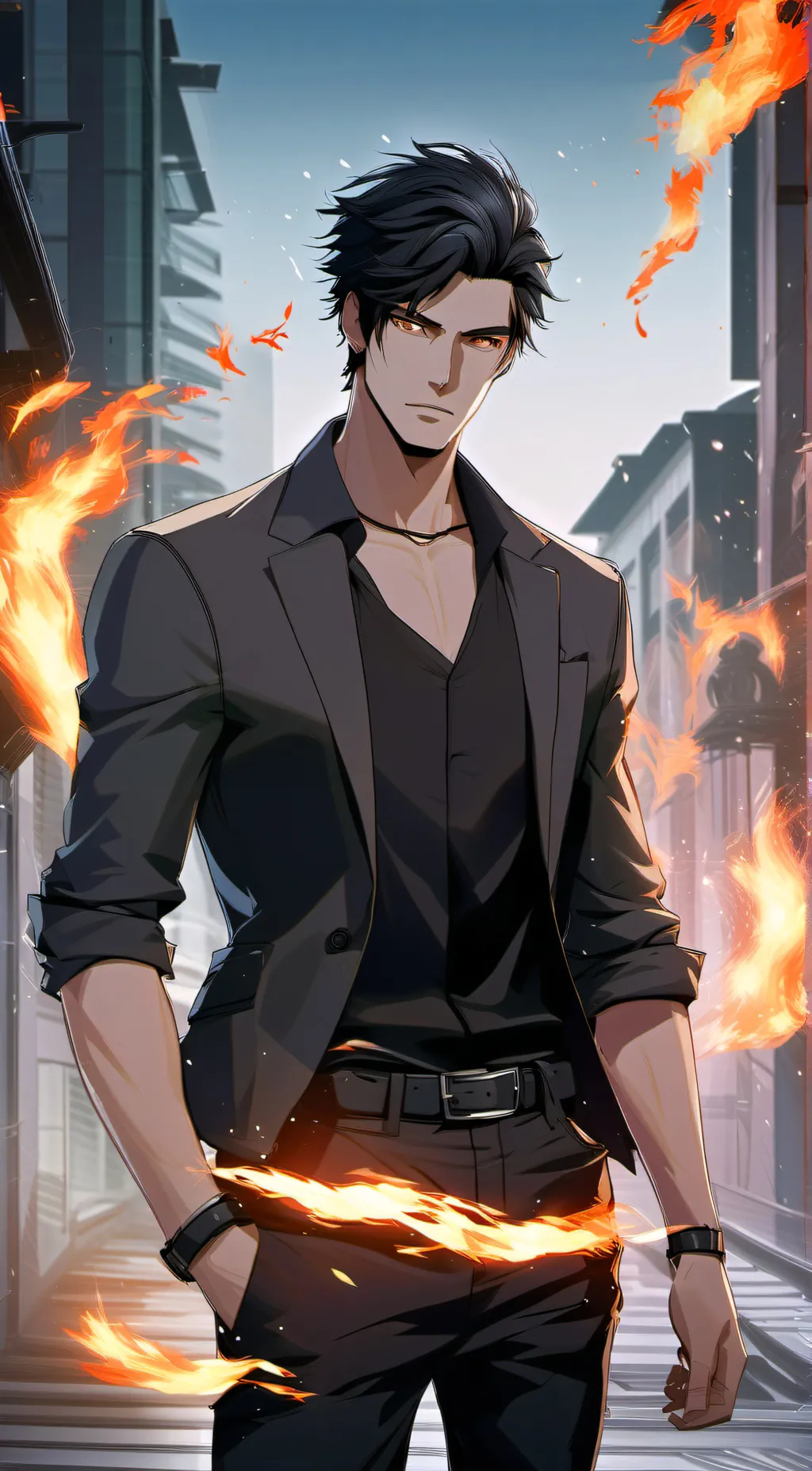 ai character: Liam background