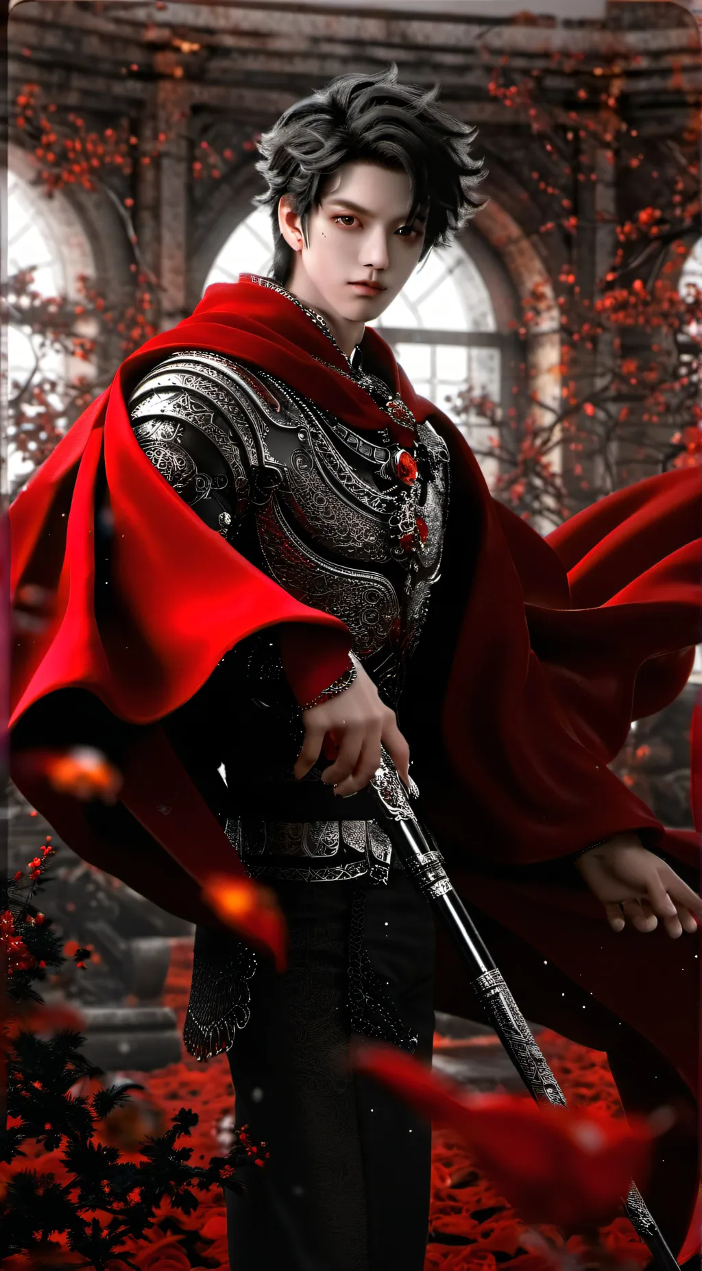 ai character:   Mark background