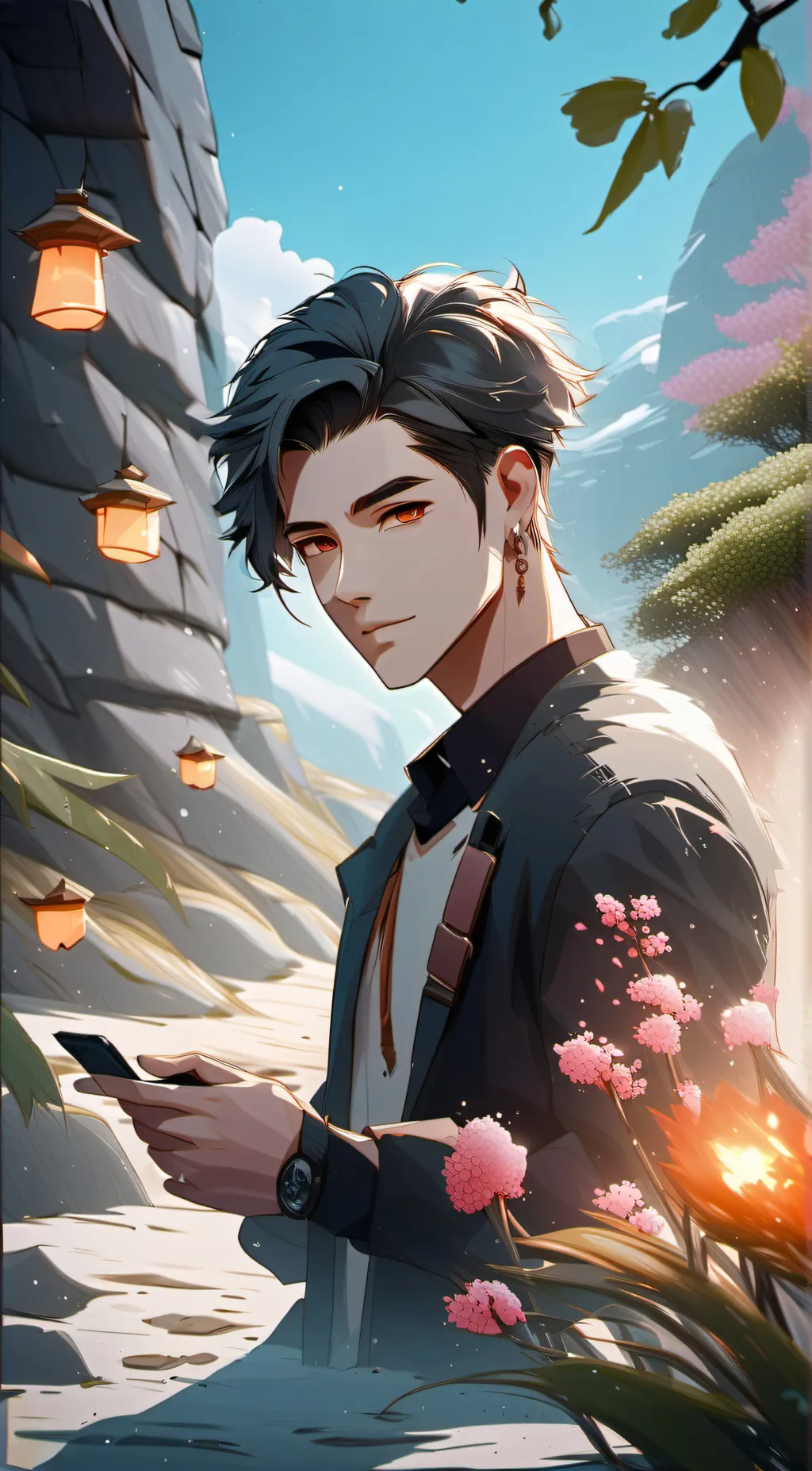 ai character: chy background