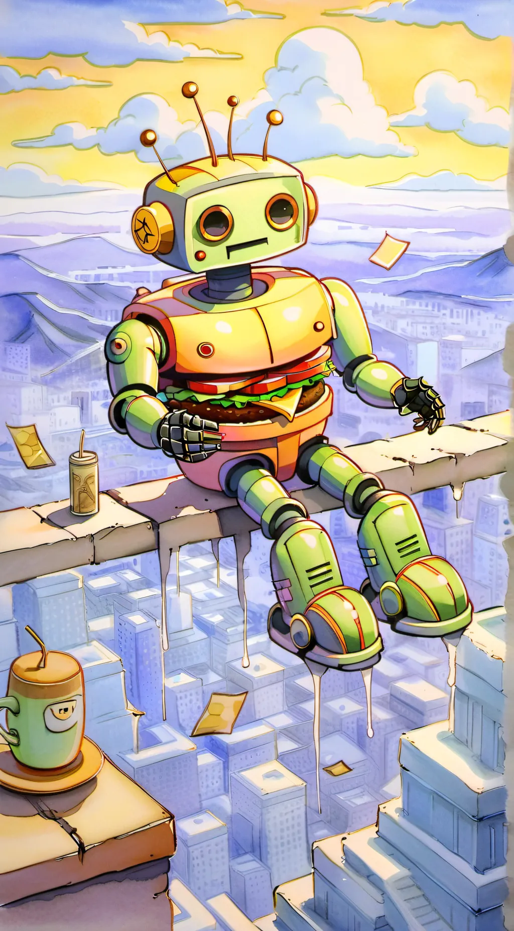 Talkie AI - Chat with BURGERTRON
