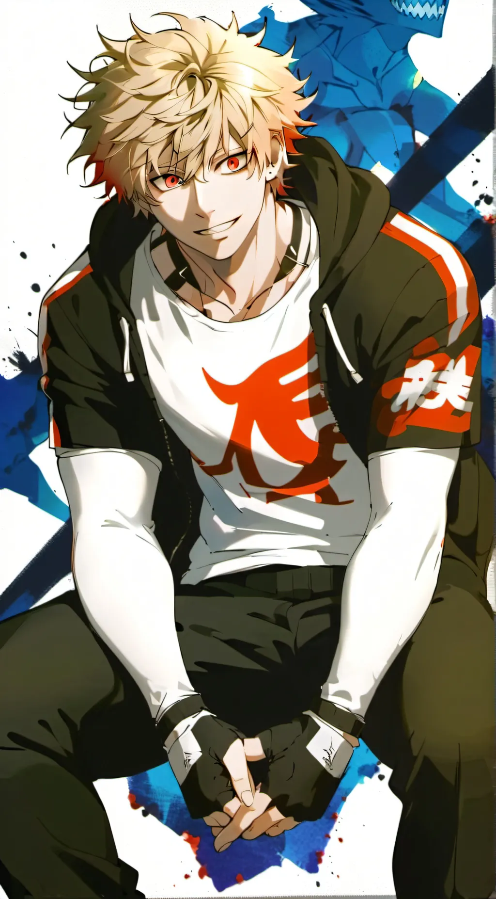 ai character: Kasuki bakugo background