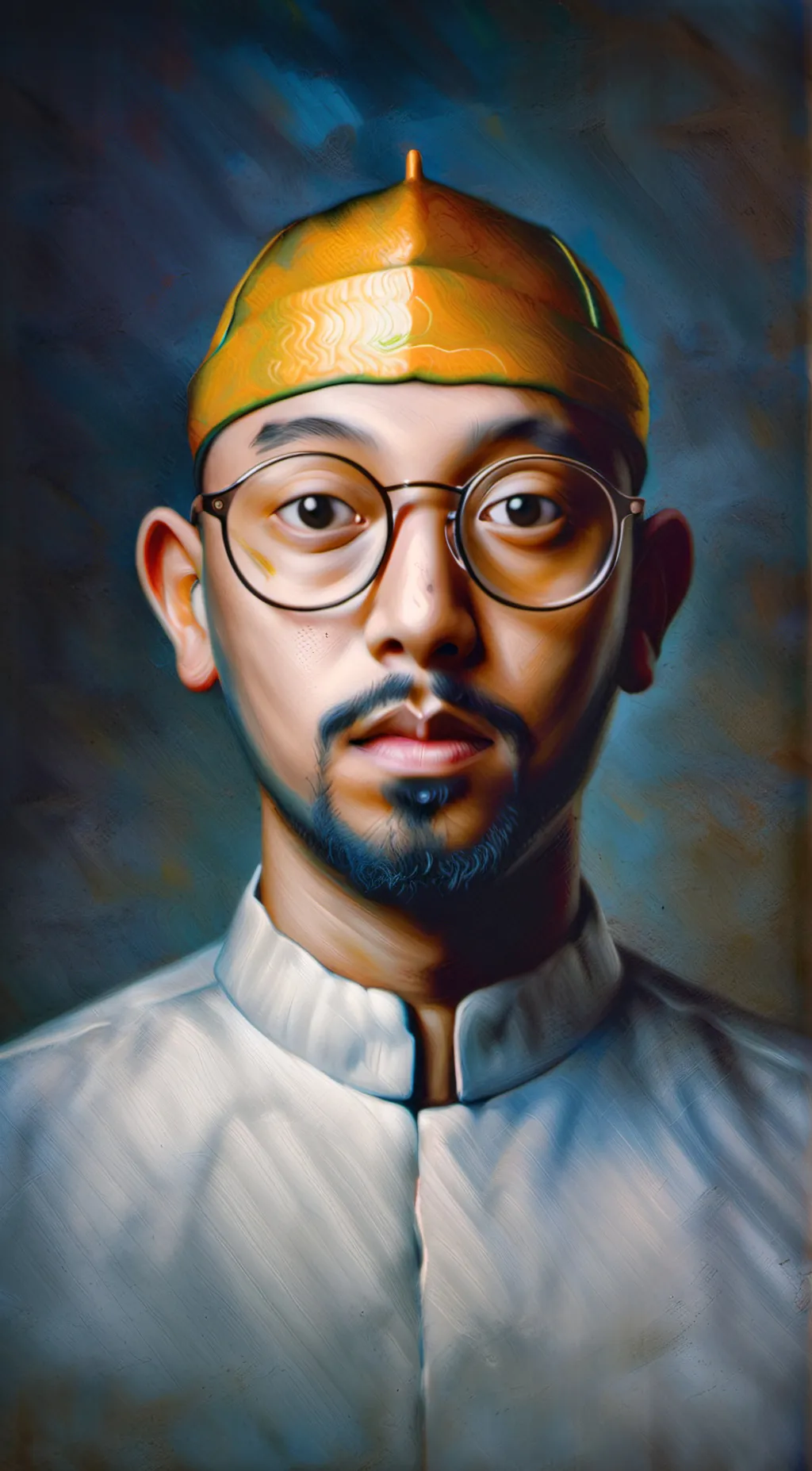 ai character: Pocket geek mobile background
