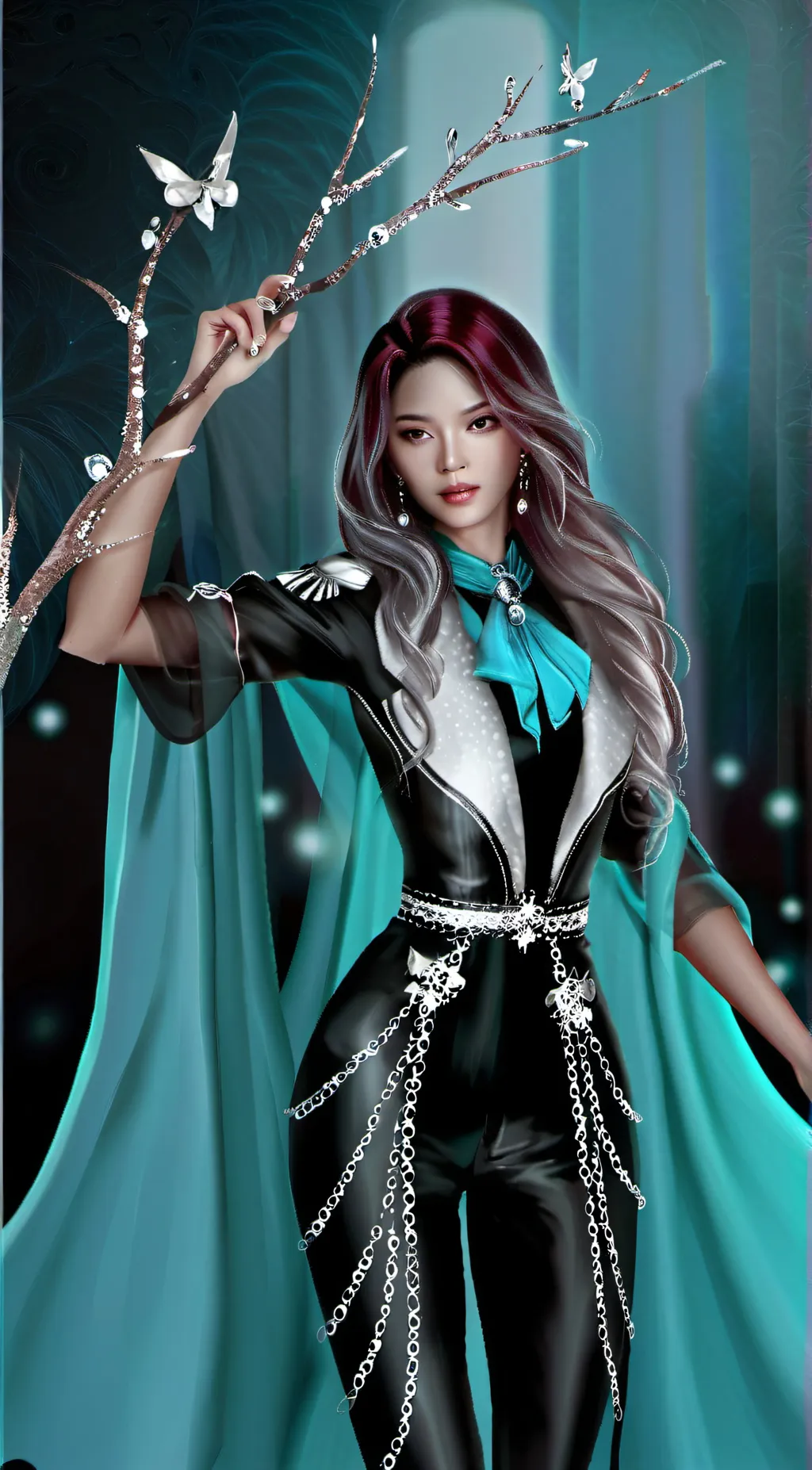 ai character: Halsey background