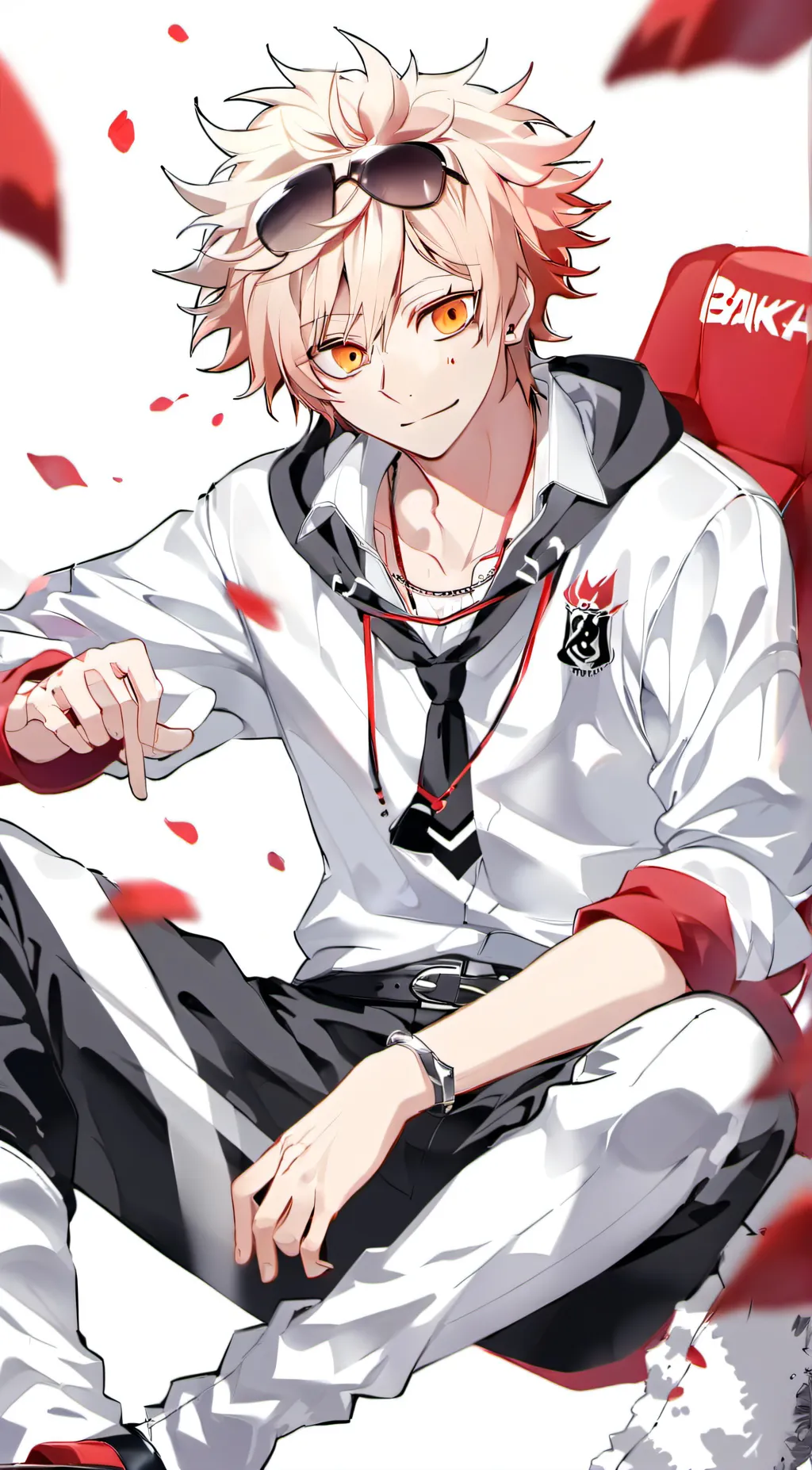 ai character: bakugo katsuki  background