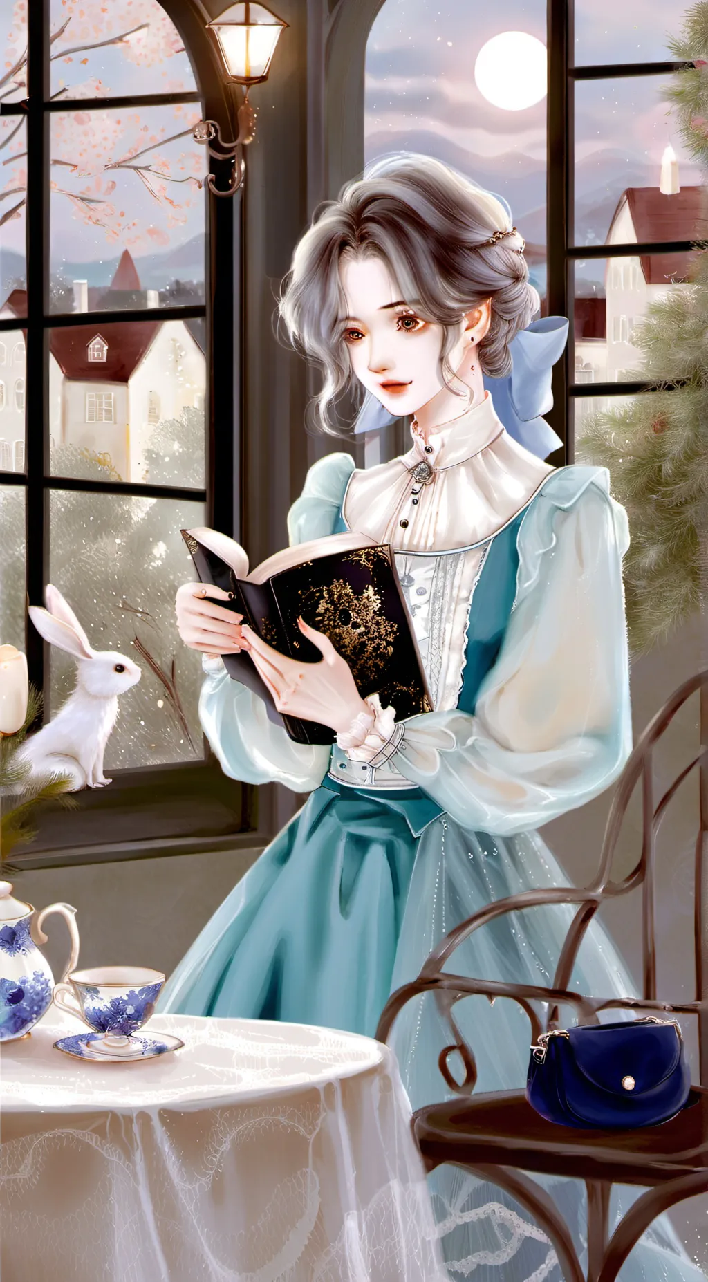 ai character: Iily background