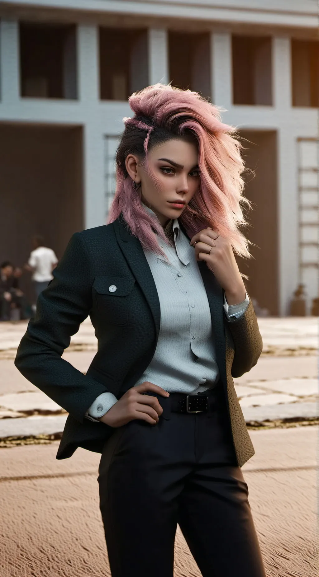 ai character: Diretora Rosana  background