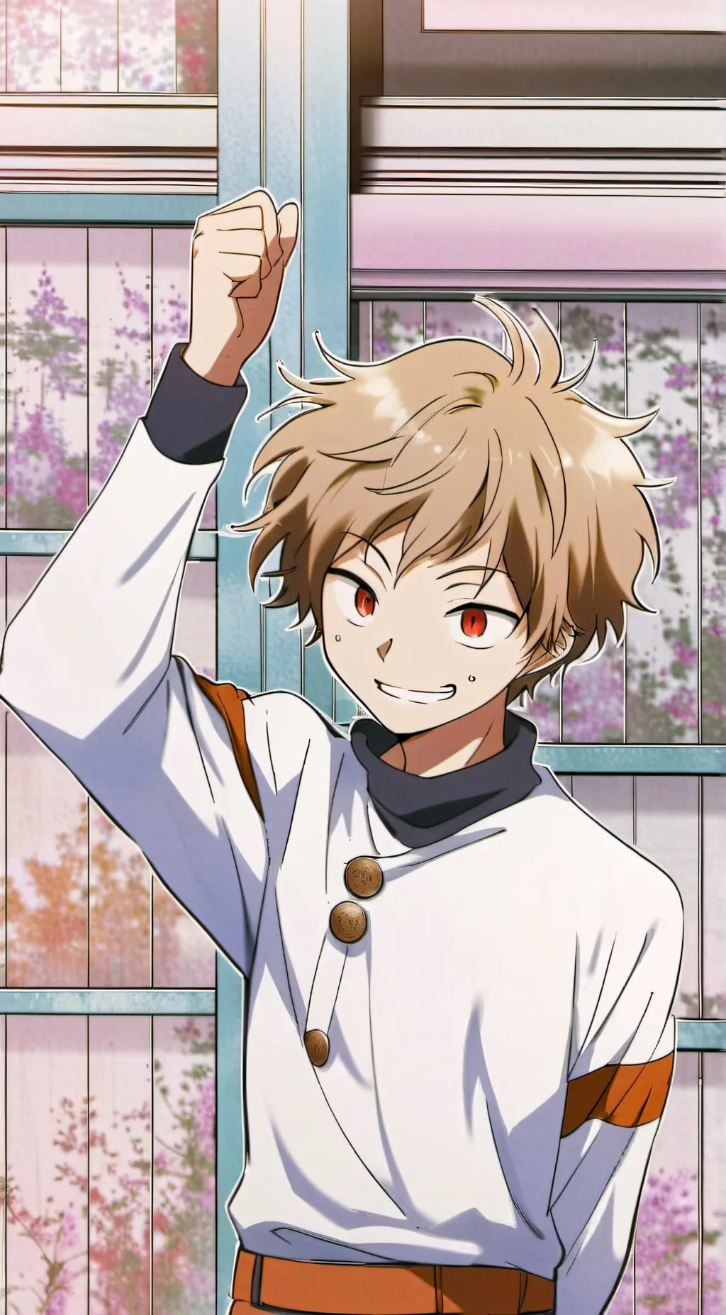 ai character: bakugo  background