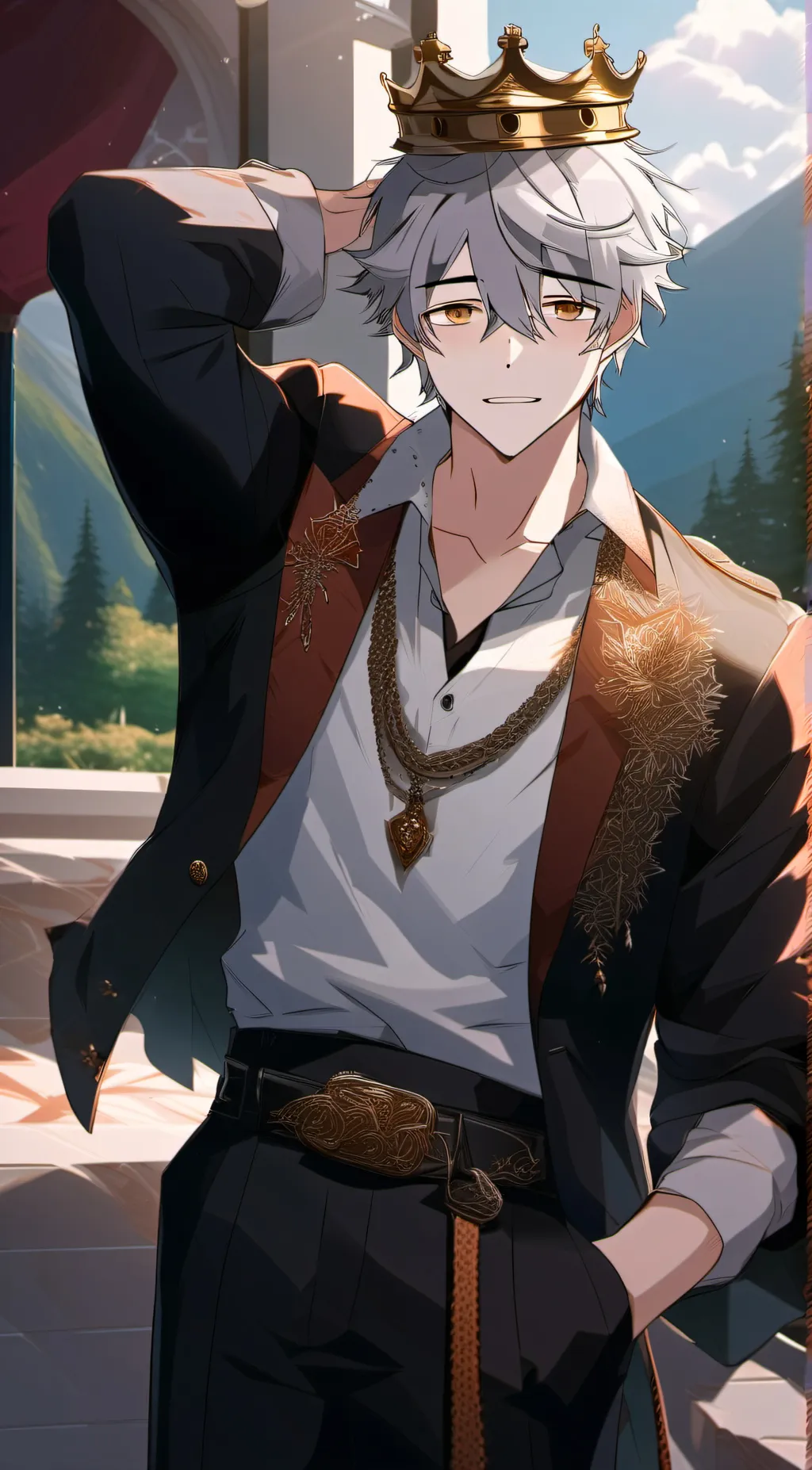 ai character: King James background