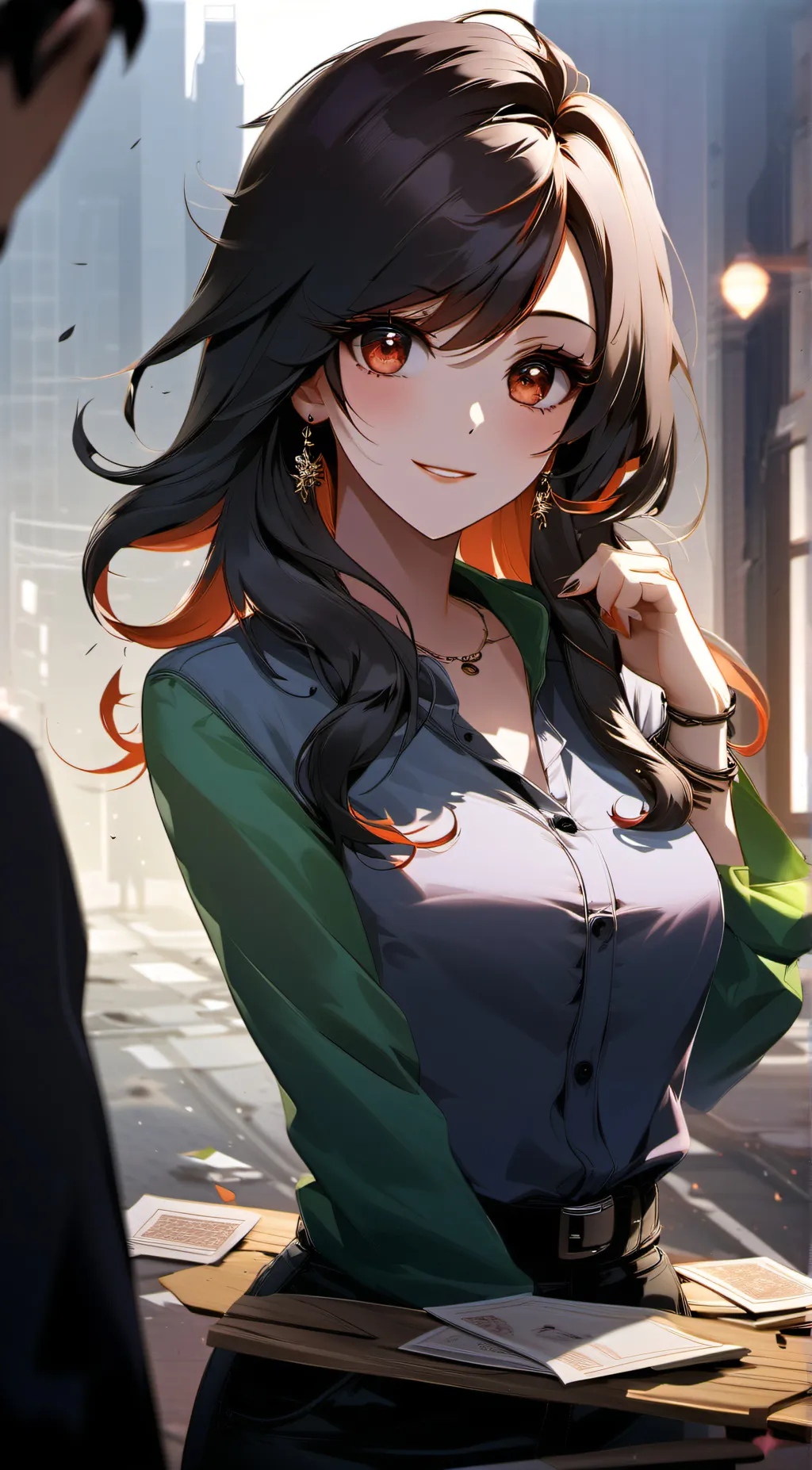 ai character: Aria background