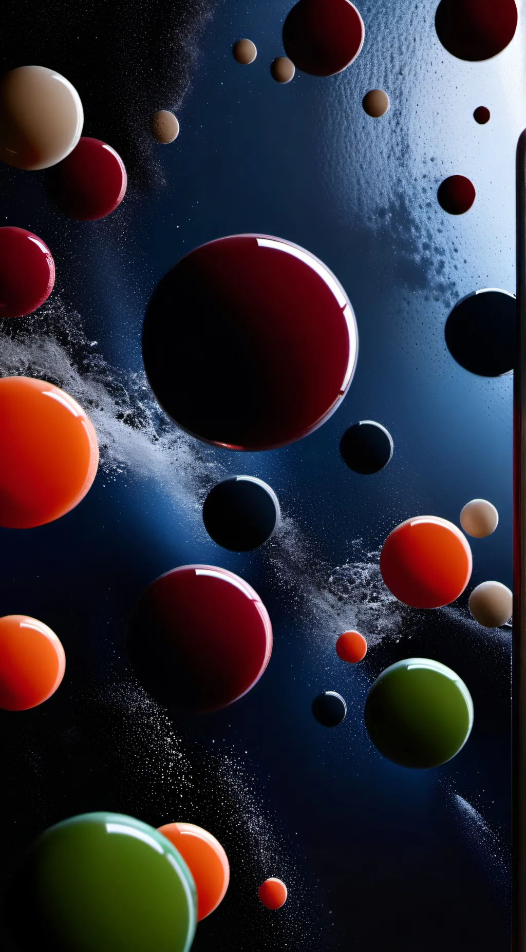 ai character: Bubbles background