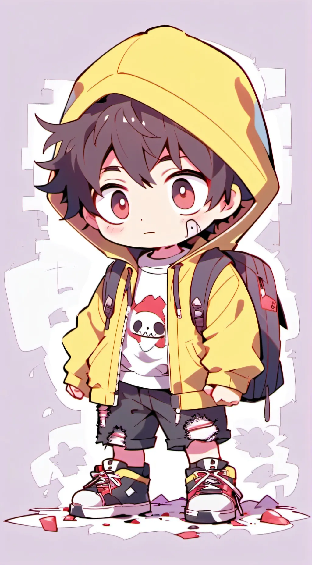 ai character: mic and Aizawa  background