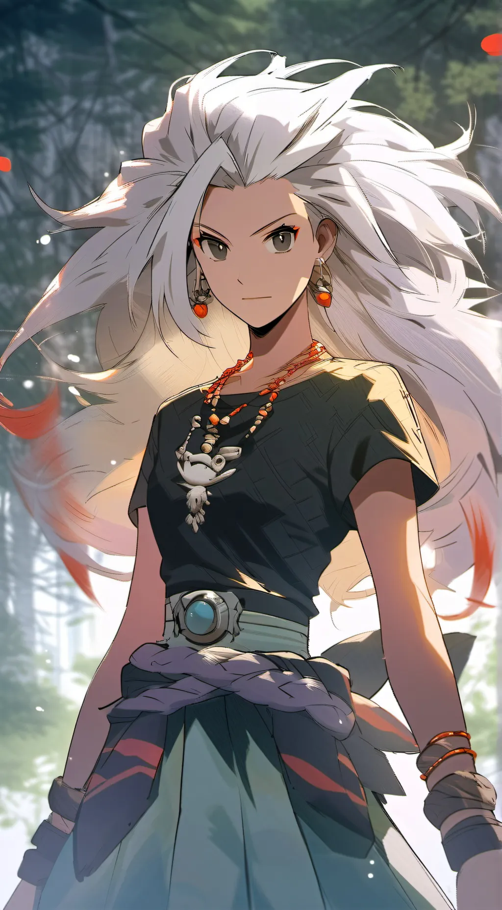 ai character: Ivory  background