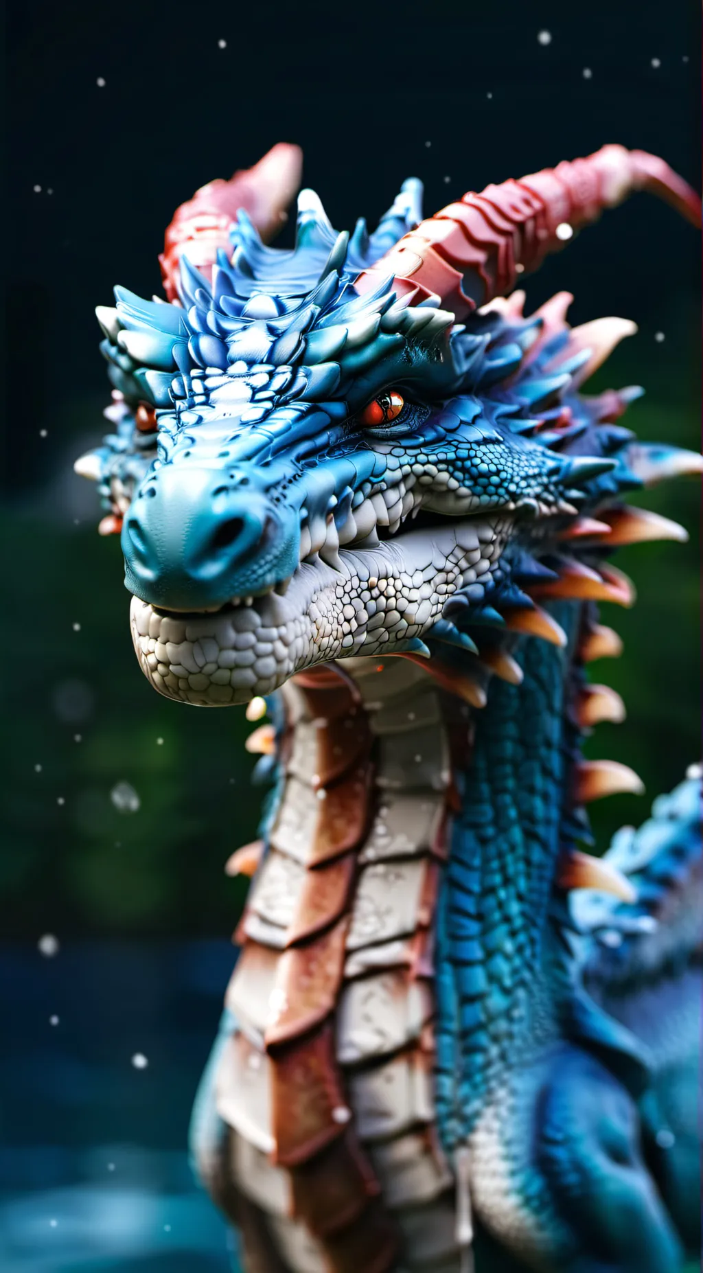 ai character: sea dragon background