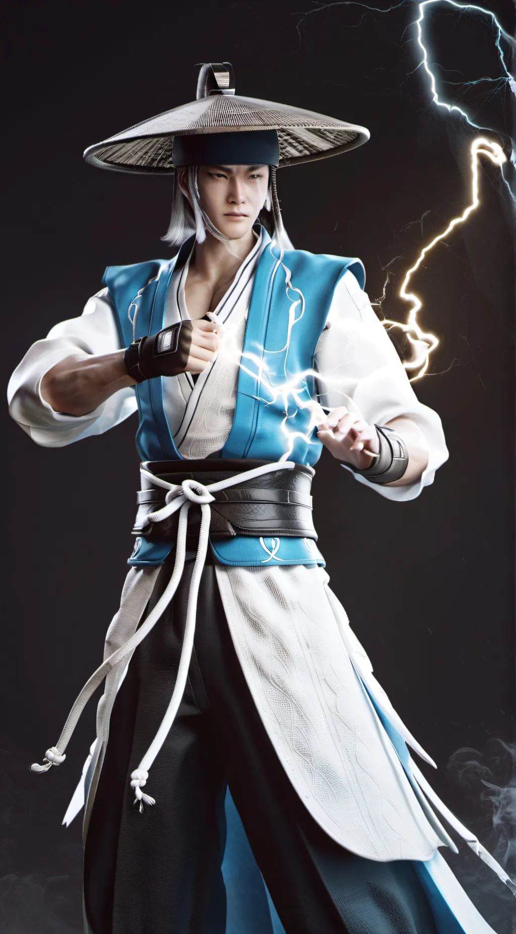 ai character: Young Raiden (MK1) background