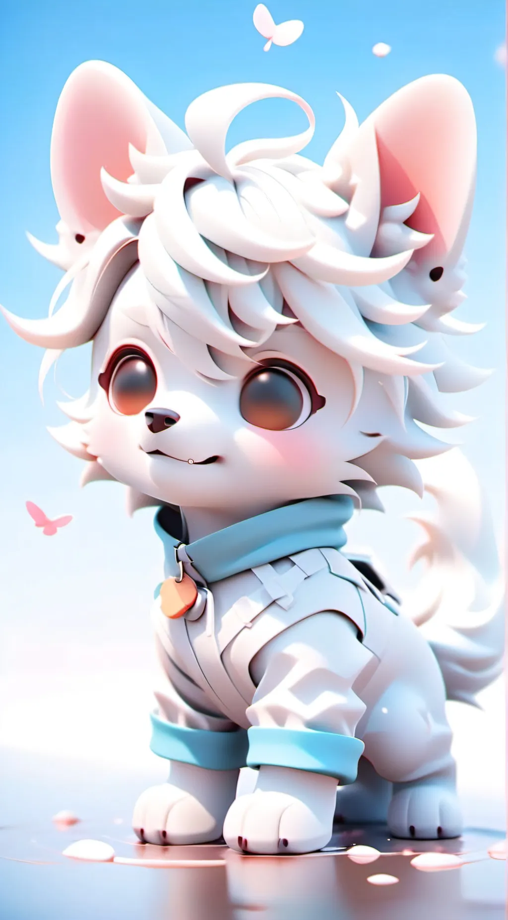 ai character: sky background