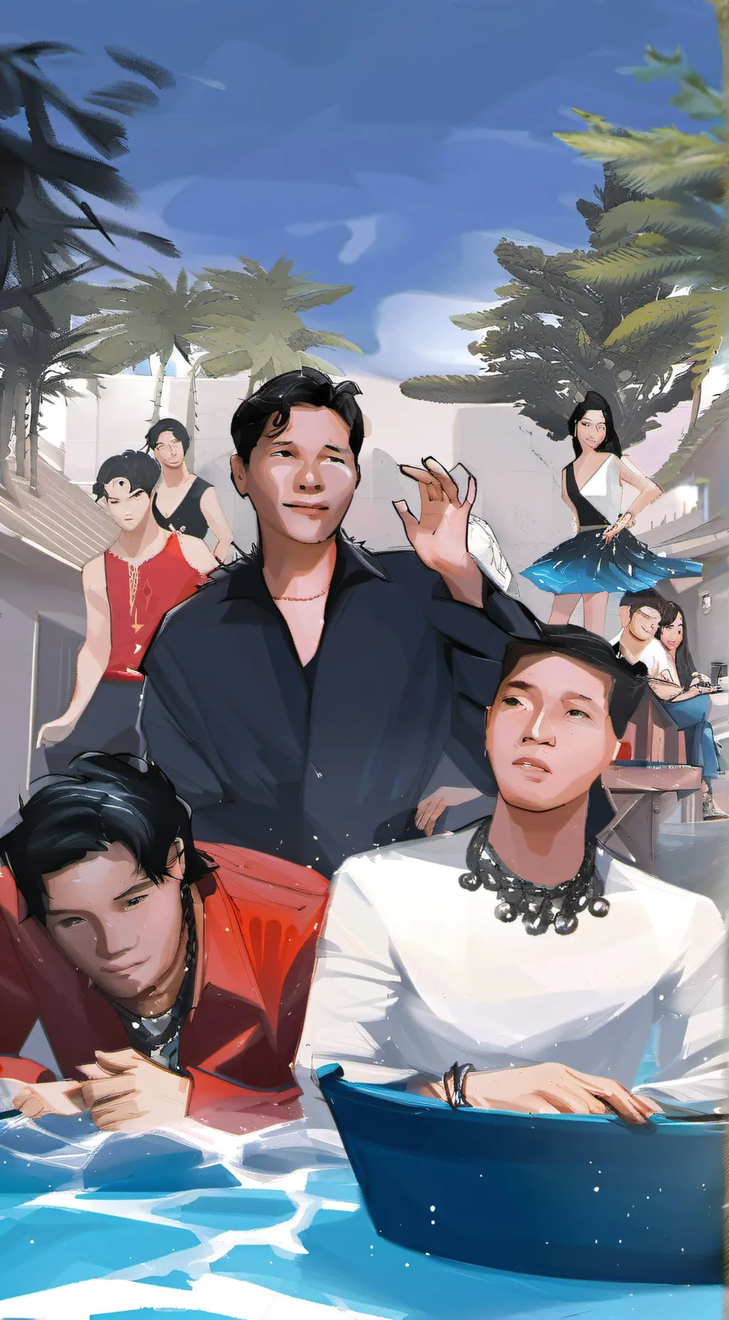 ai character: BARKADA background
