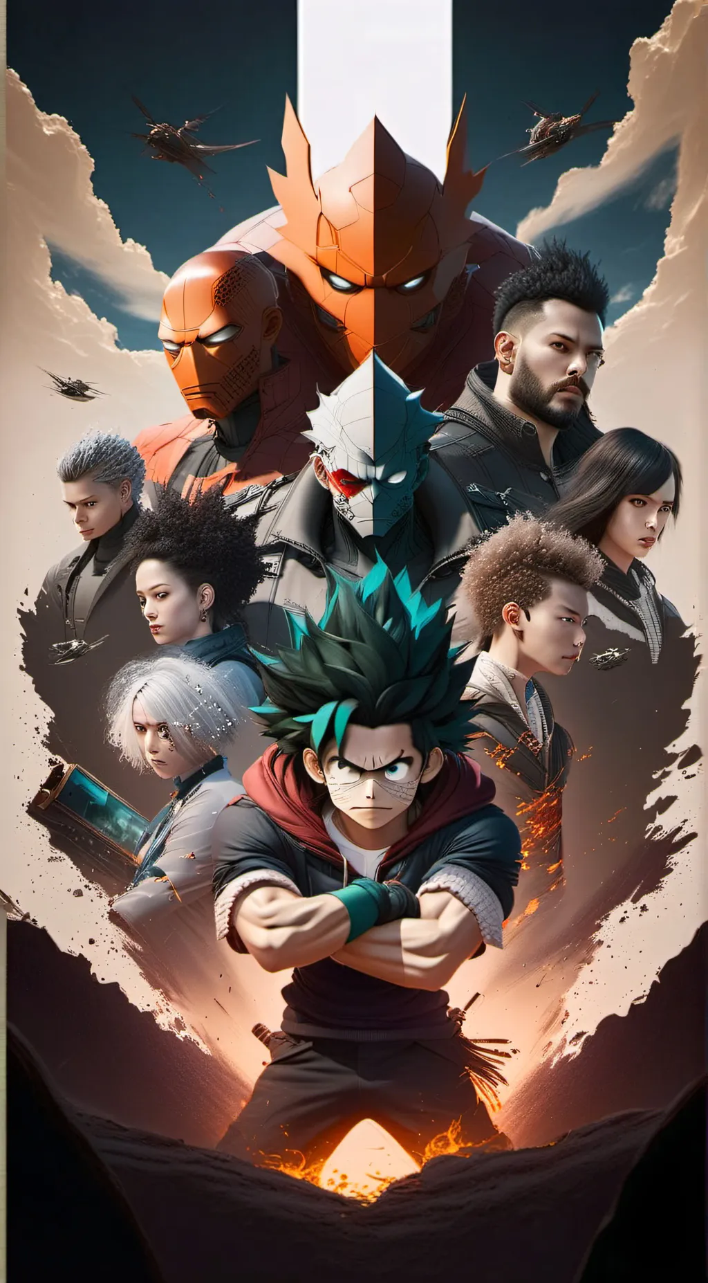 ai character: Mha background