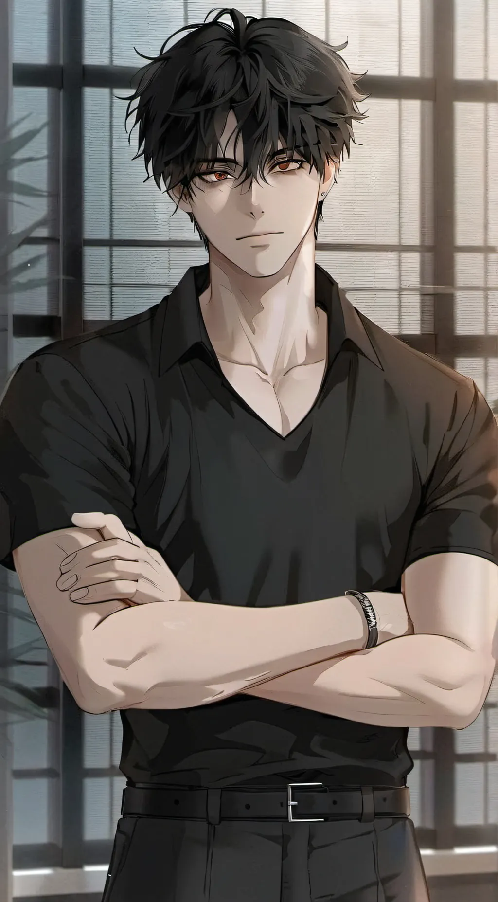 ai character: Leo background