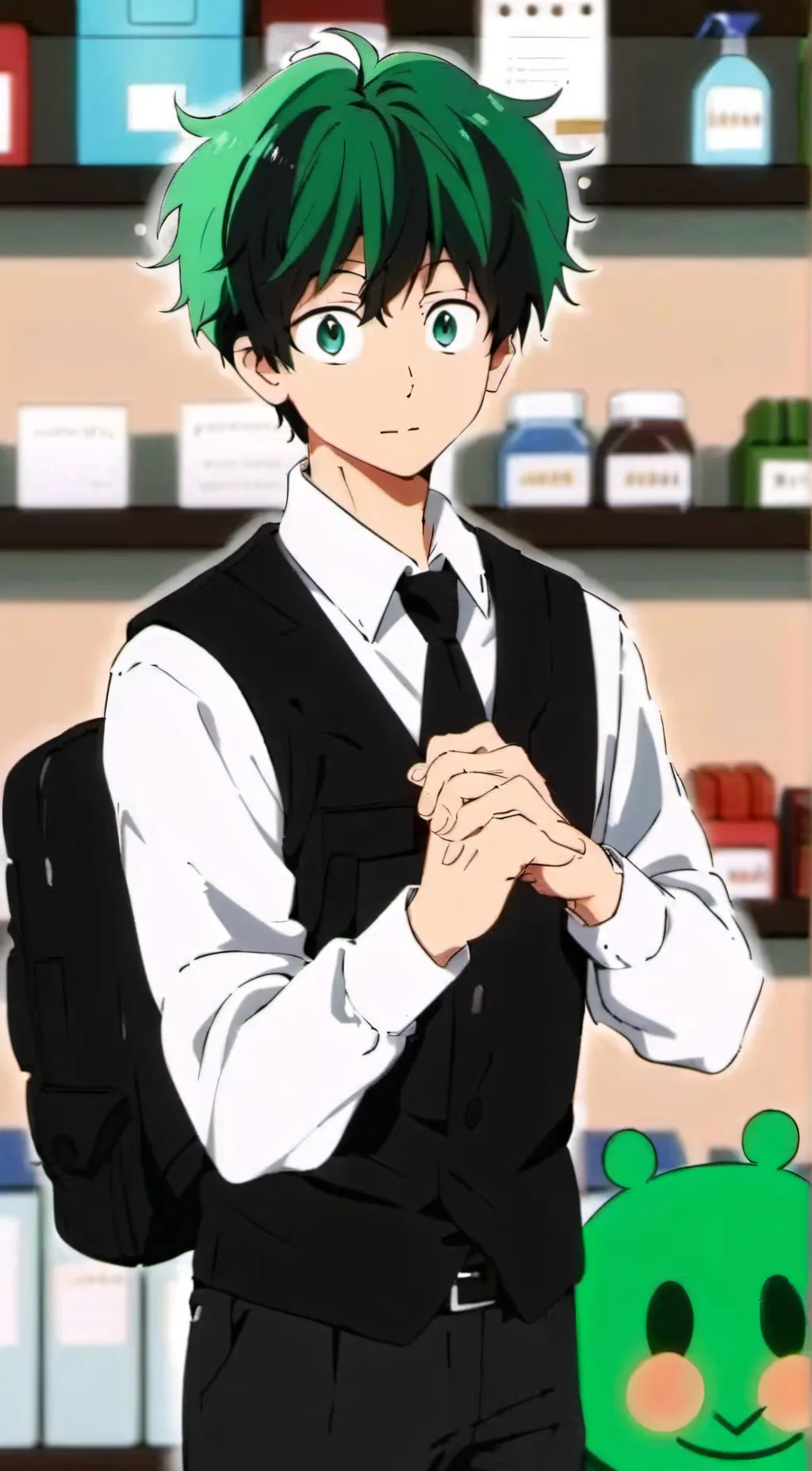 ai character: Izuku Midoriya background