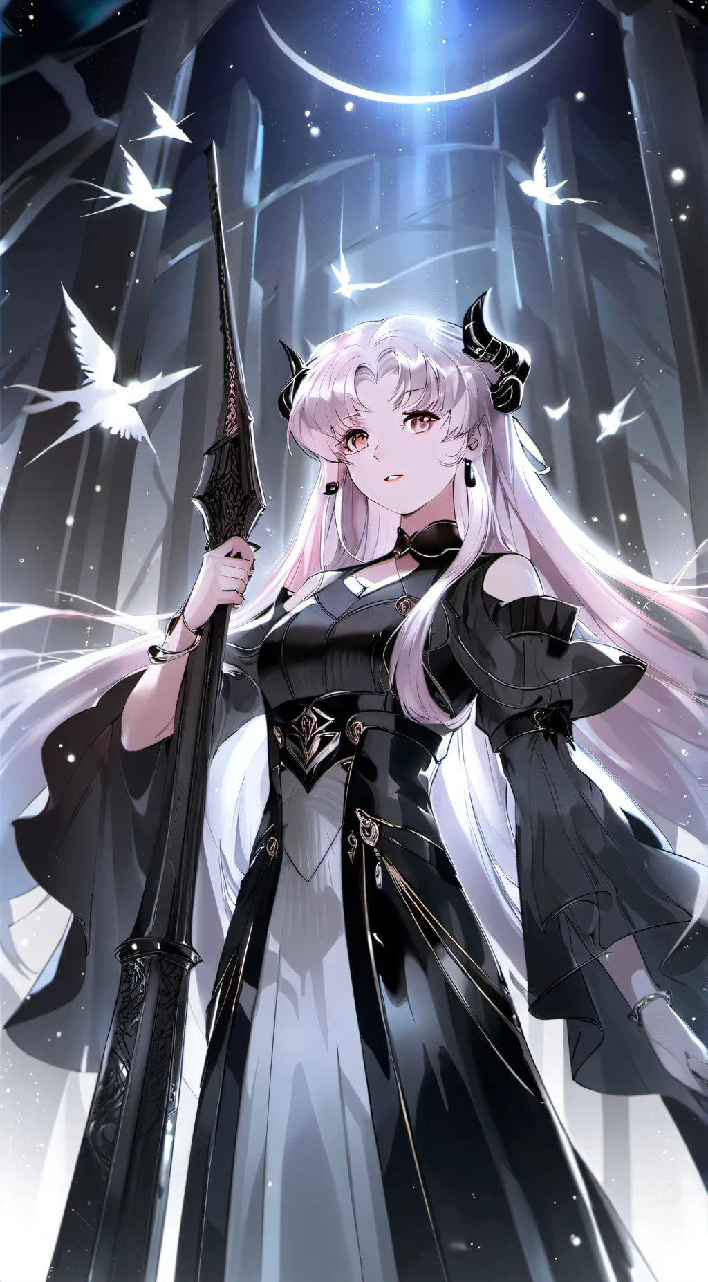 ai character: cristal background