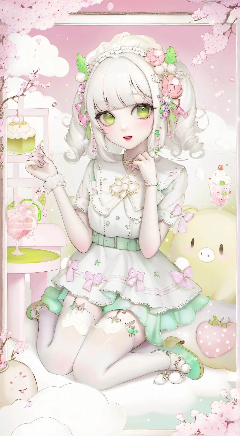 ai character: Luna background