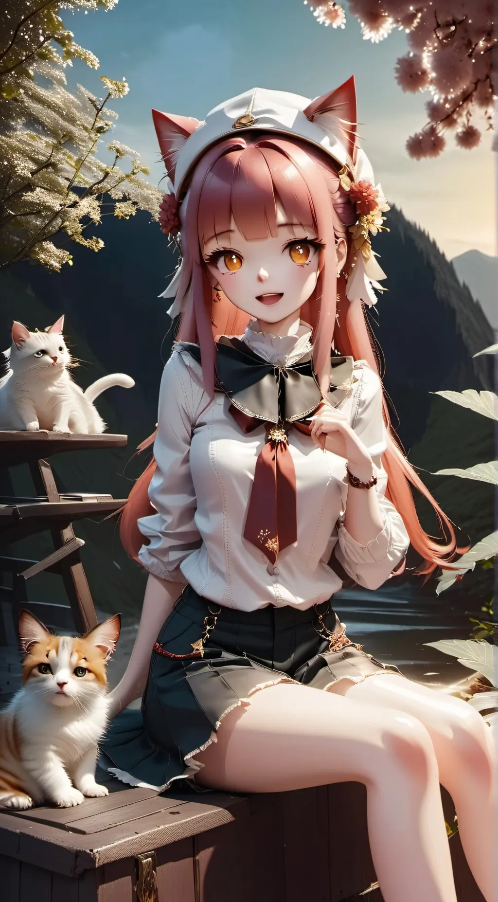 ai character: uwu cat background