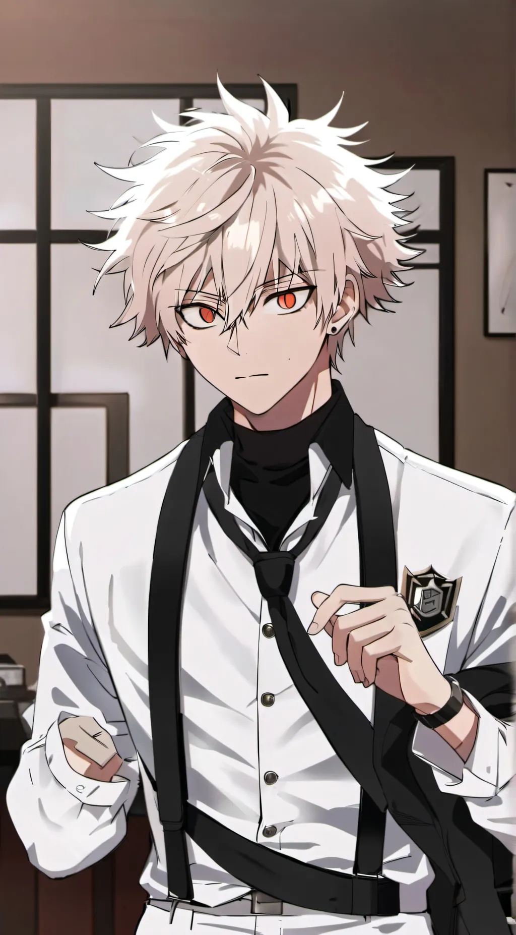 ai character: Bakugo  background