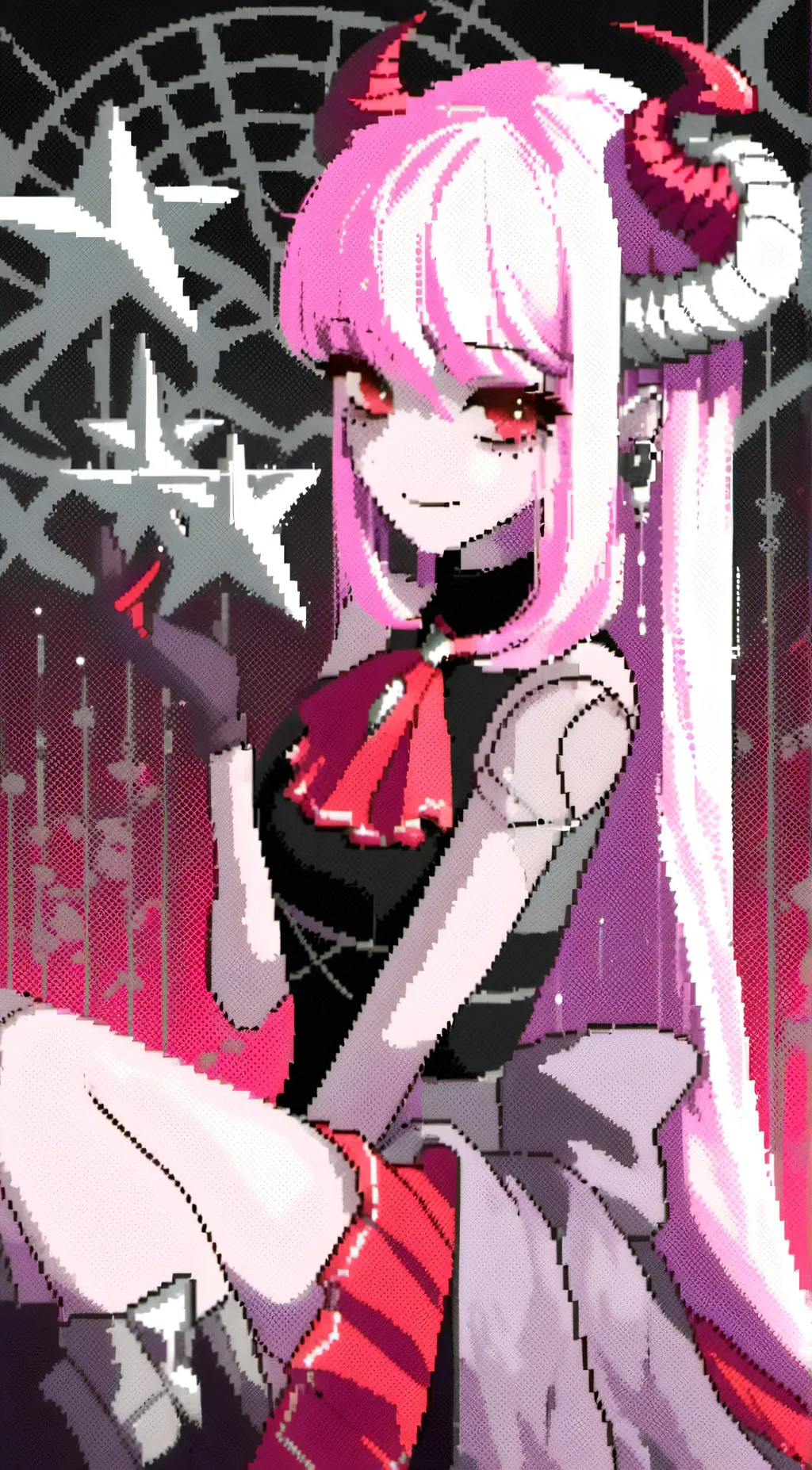 ai character: Devil Queen  background