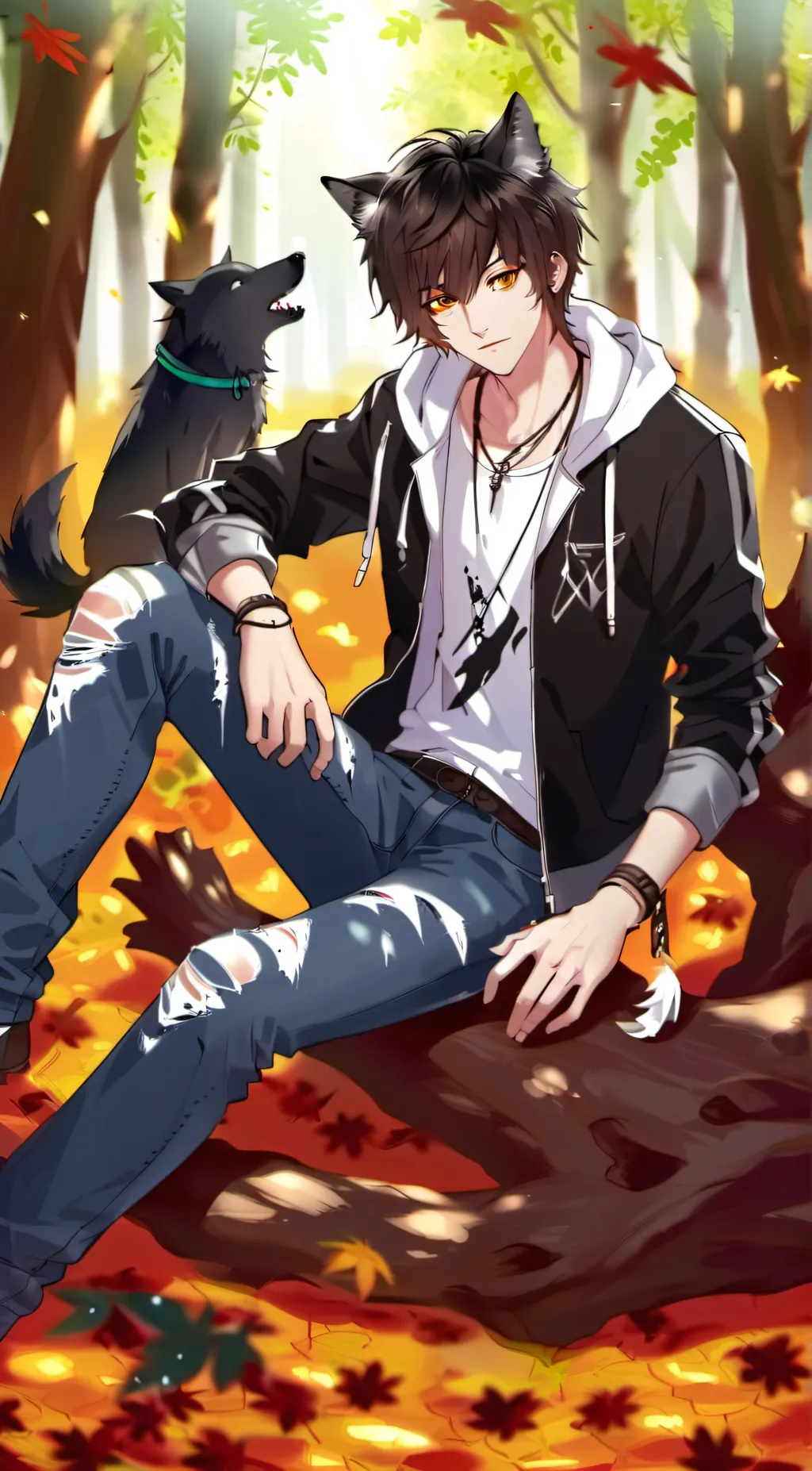 ai character: Lucifer background