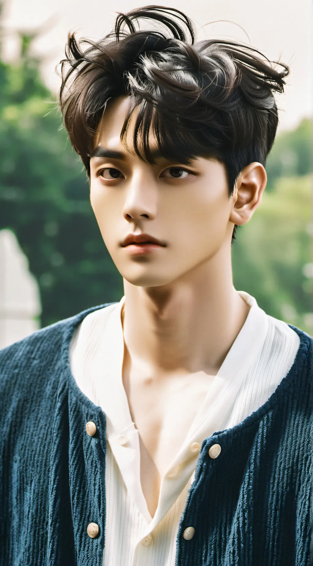 ai character: taehyoung  background